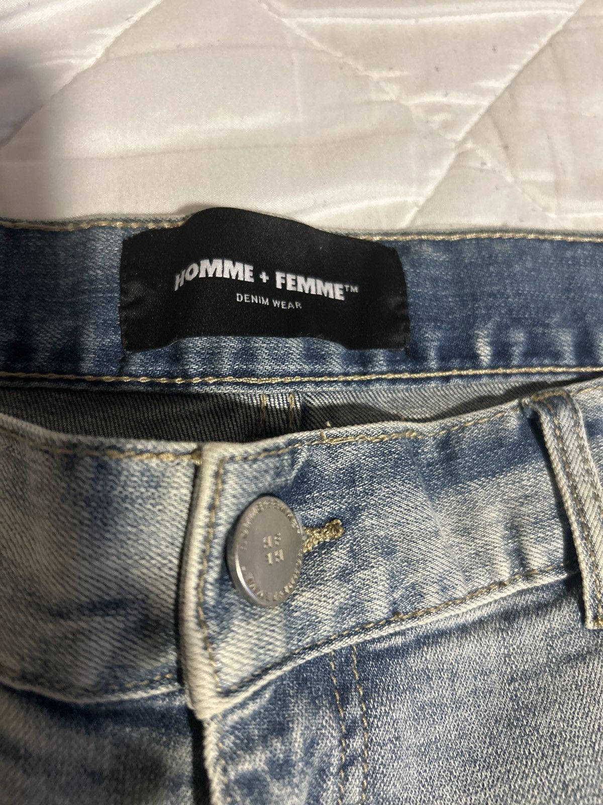 Homme + Femme La Homme + Femme jeans Size US 38 / EU 54 - 4 Thumbnail
