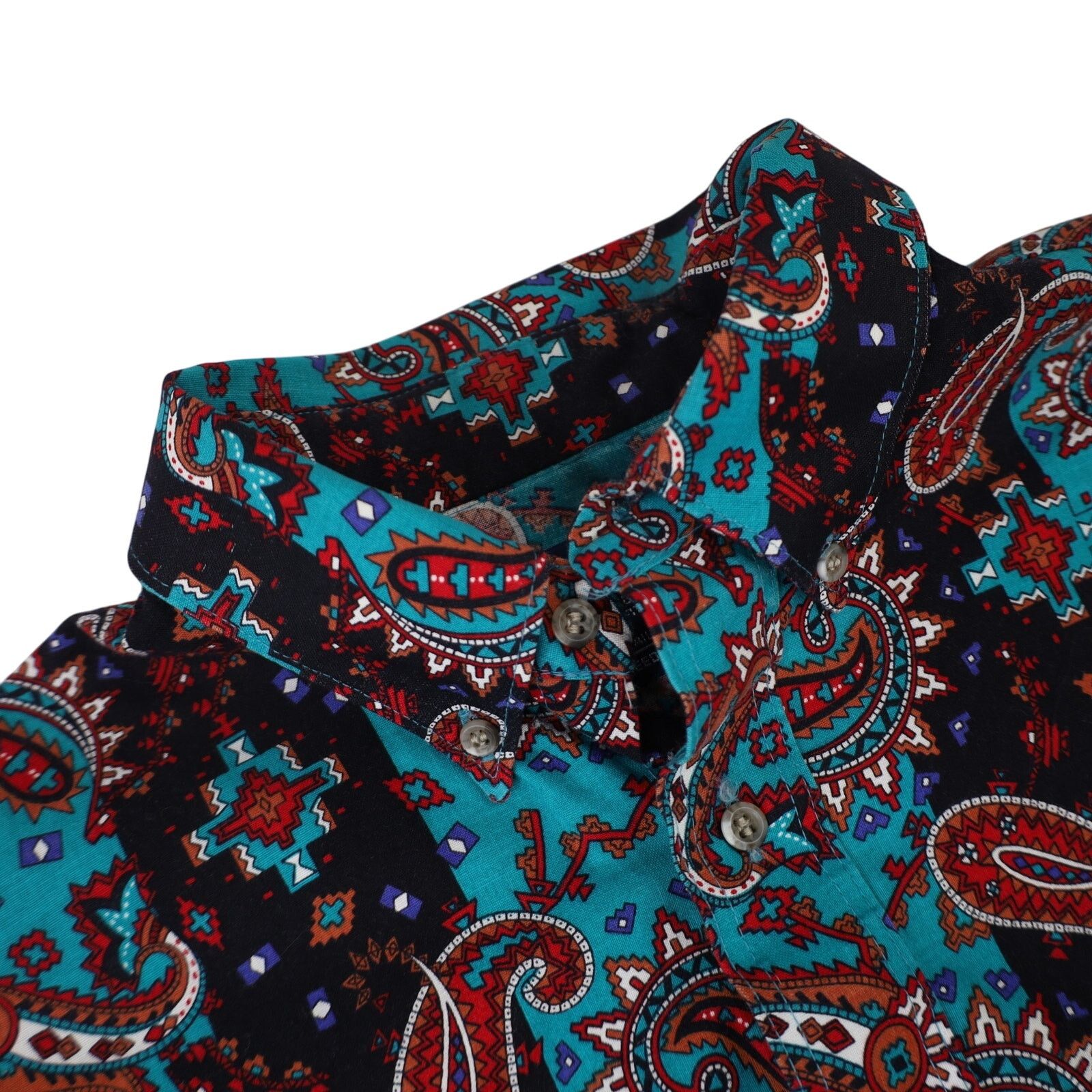 Vintage × Wrangler Vintage Wrangler Aztec Paisley Southwestern Button Up Shirt Size US M / EU 48-50 / 2 - 5 Thumbnail