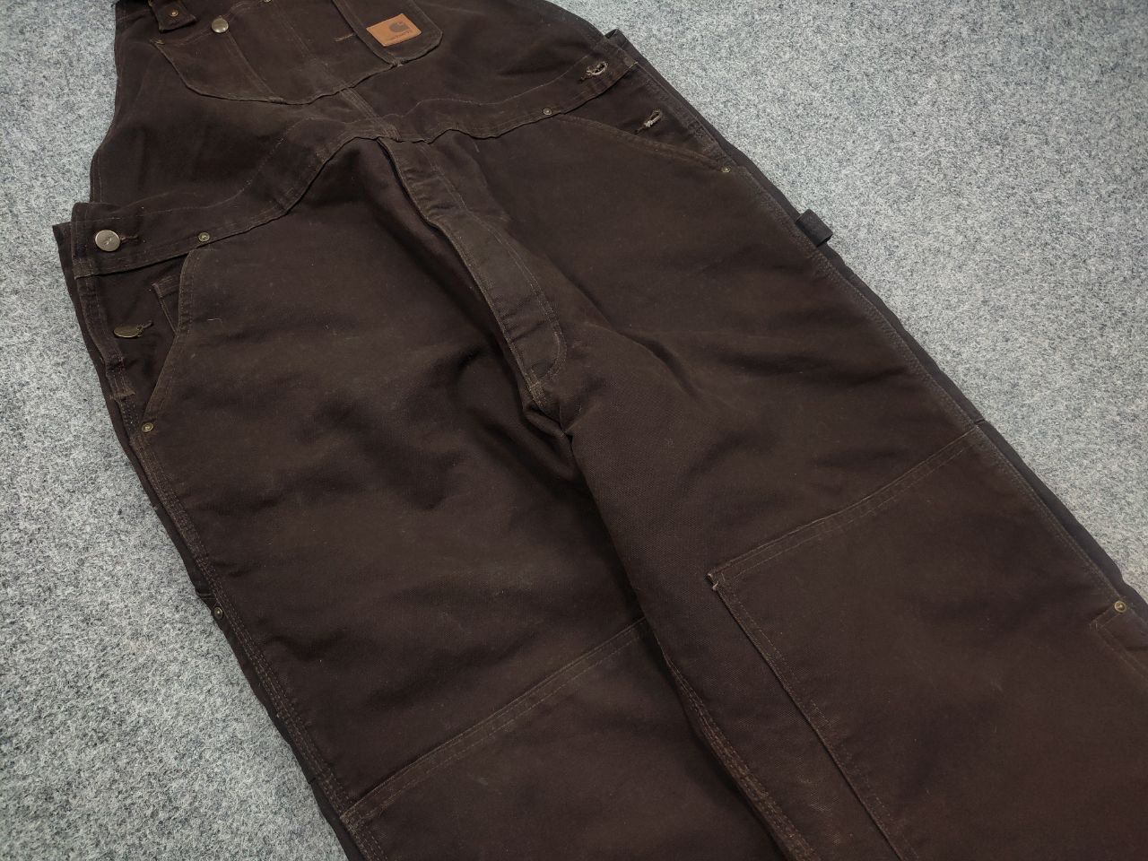 Carhartt Vintage Carhartt Baggy double knee Work canvas overalls USA Size US 36 / EU 52 - 6 Thumbnail