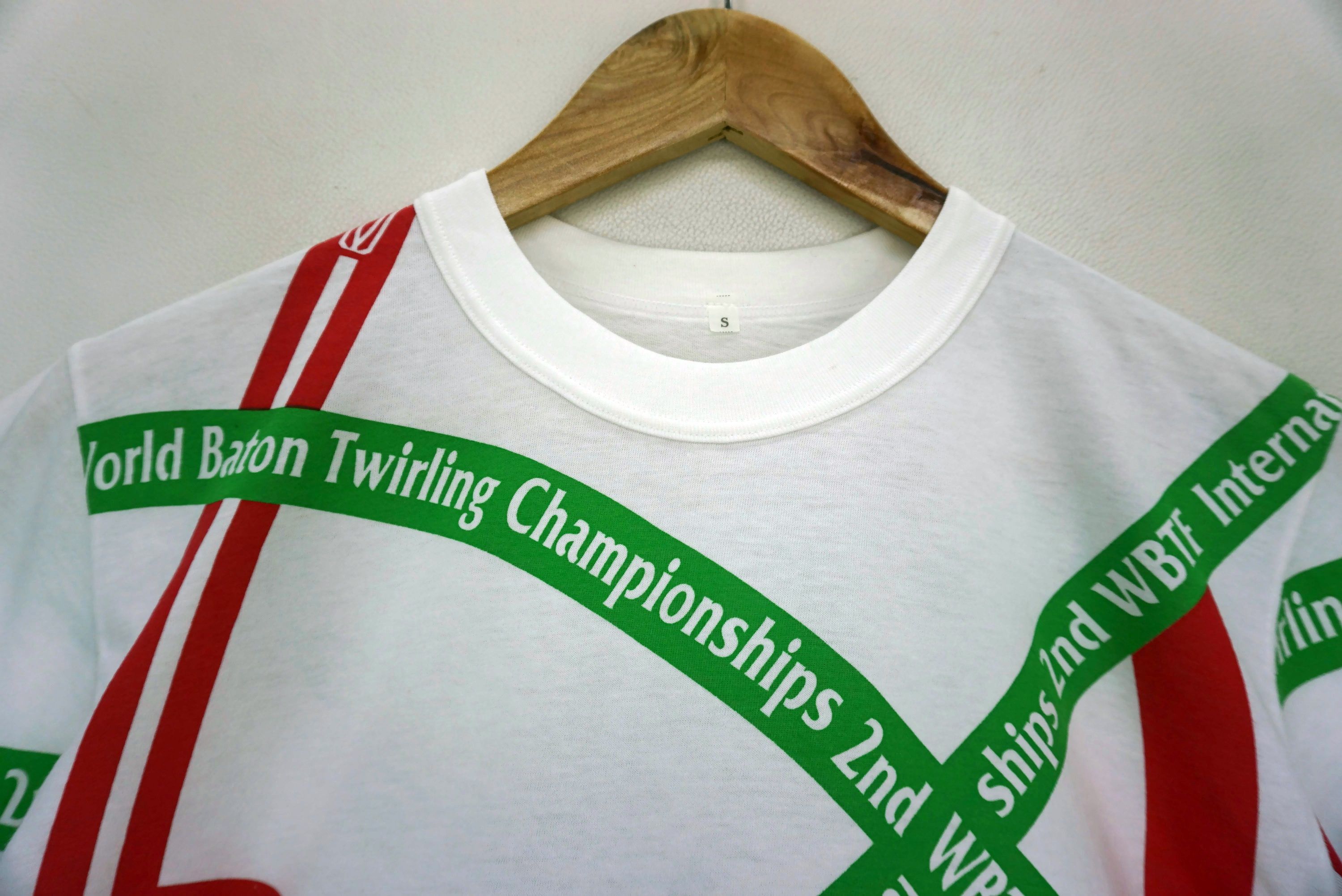 USA Olympics Vintage Gymnastics Baton Twirling World Championships Tee Size US S / EU 44-46 / 1 - 3 Thumbnail