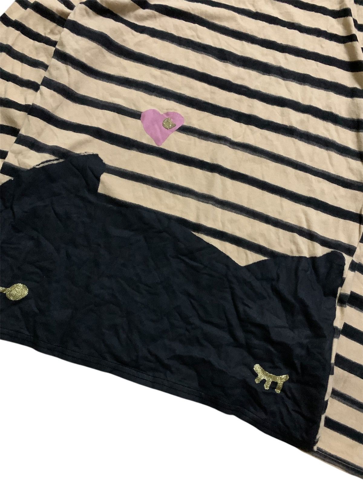 Tsumori Chisato 💥Issey Miyake Tsumori Chisato Cats Stripe Shirt Size S / US 4 / IT 40 - 4 Thumbnail