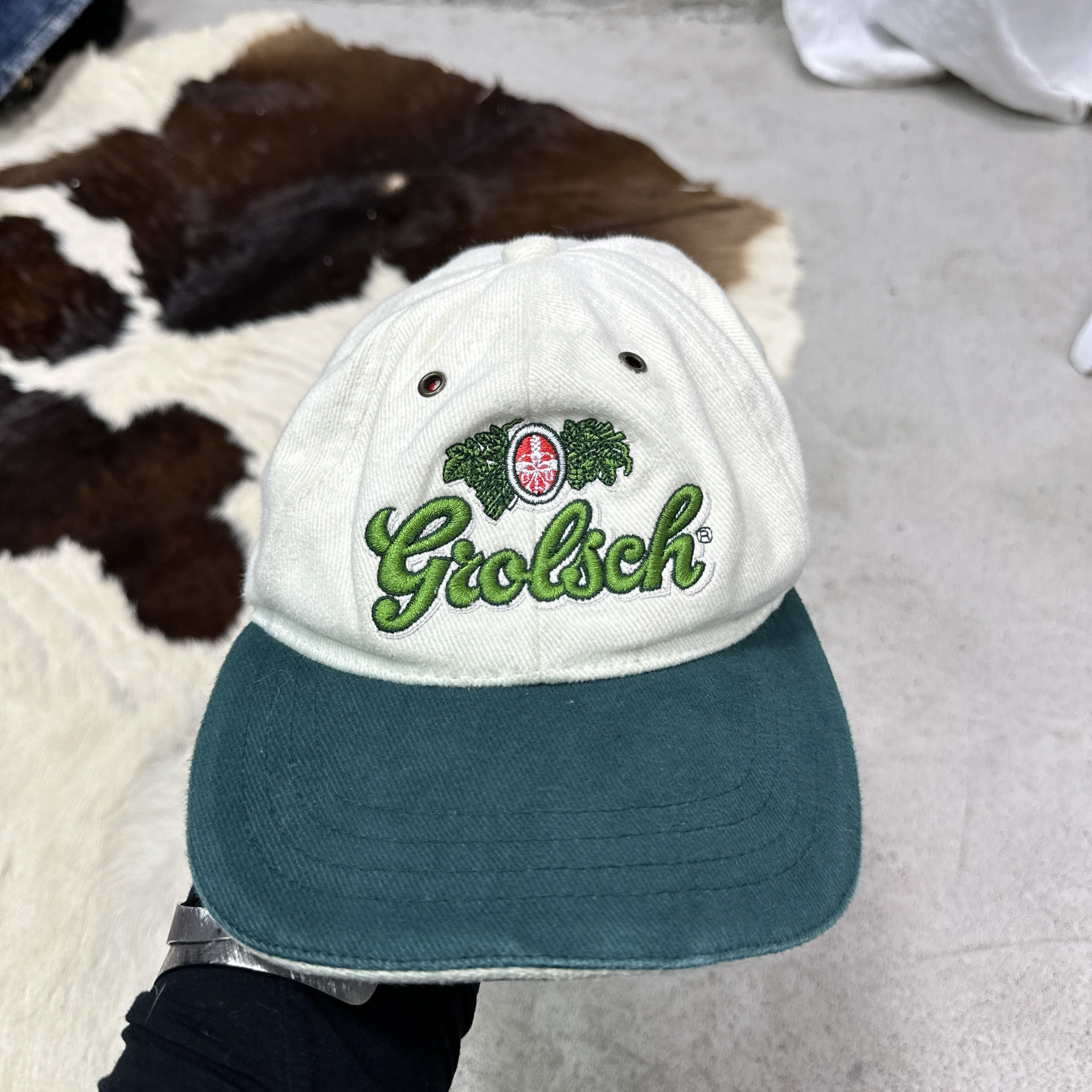 Vintage Vintage Sporty Streetwear Beer Grolsch Hat Y2K Size ONE SIZE - 2 Thumbnail