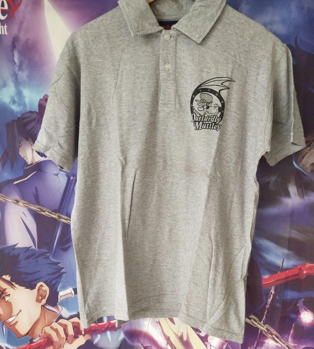 Cartoon Network × Vintage Wacky Races Backhit Art Grey Official Cartoon Polo Tees Size US M / EU 48-50 / 2 - 3 Thumbnail