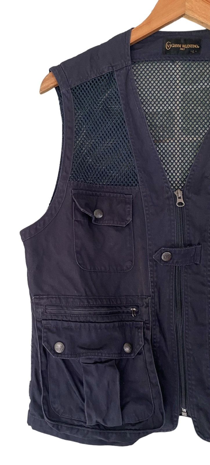 Gianni Valentino × Vintage Vintage Gianni Valentino Italy Utility Pocket vest Size US L / EU 52-54 / 3 - 2 Thumbnail