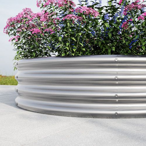 Designer × Homemade 47.24*11.4" Tall Round Raised Garedn Bed,Metal Raised Beds f Size US L / EU 52-54 / 3 - 5 Thumbnail