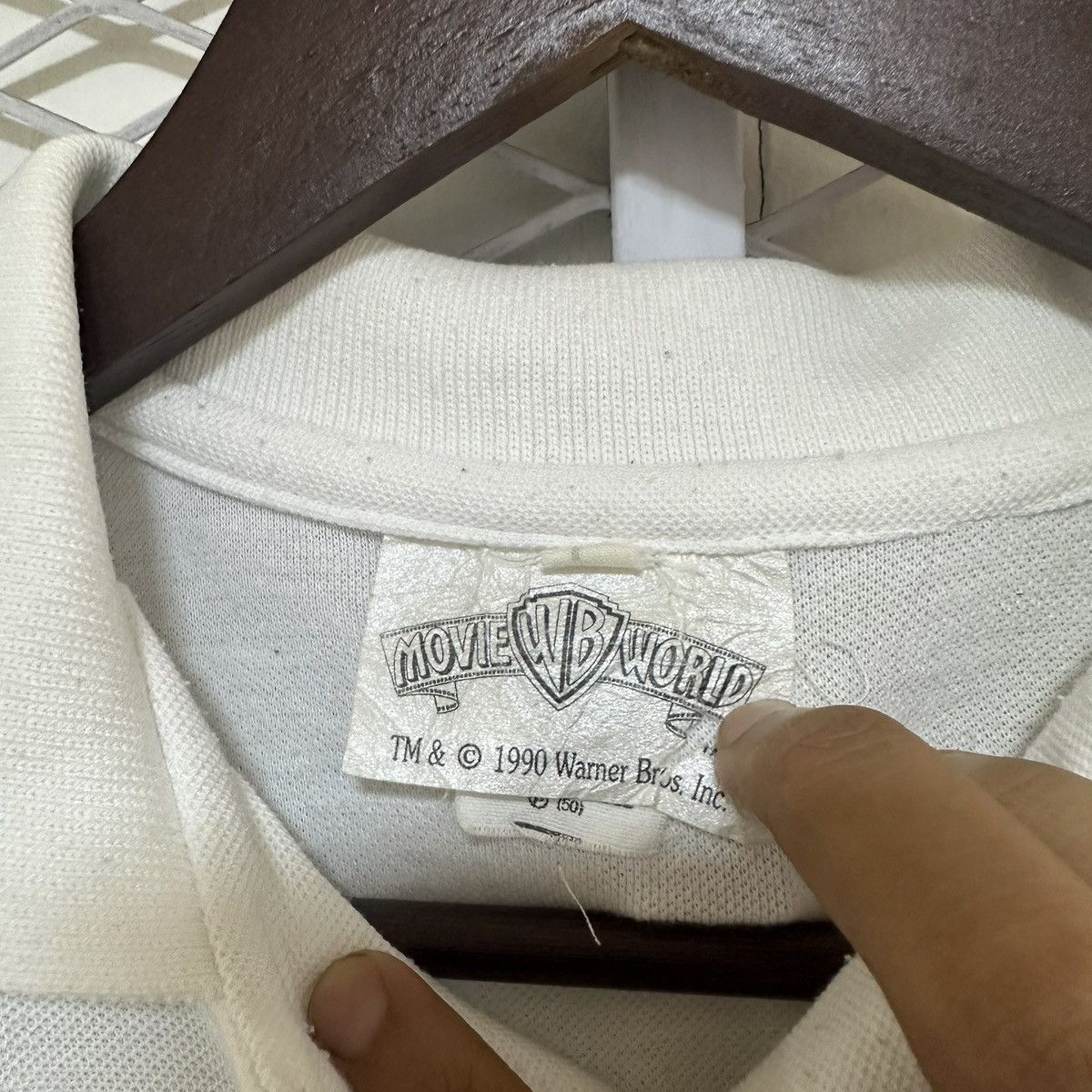 Warner Bros Vintage ©1991 Warner Bross Poloshirt Size US L / EU 52-54 / 3 - 7 Thumbnail