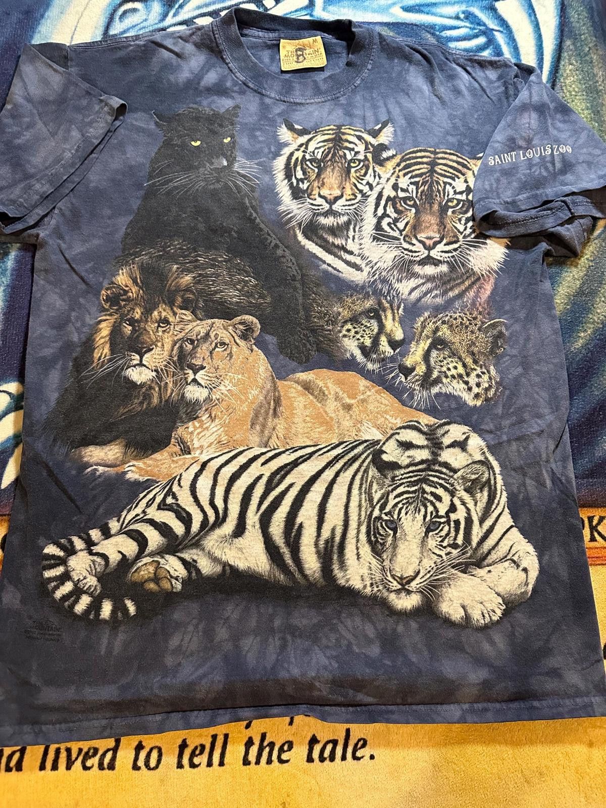 The Mountain The Mountain Men's Animal Print T-Shirt Size ONE SIZE - 1 Thumbnail