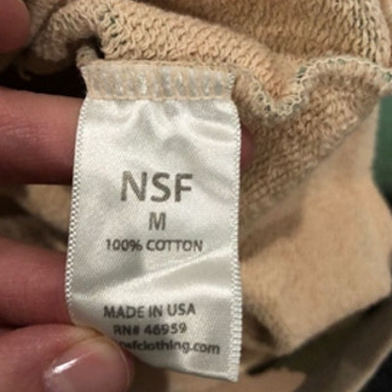 NSF NSF Farah Camo Destroyed Sweatshirt NWOT M Size M / US 6-8 / IT 42-44 - 4 Thumbnail