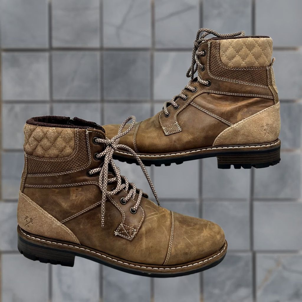 Dr Martens Vintage MIE 8595 Platform Lace-up Brown‎ Leather Work Boots 9 Dr. Martens × Vintage Dr Martens Vintage MIE 8595 Platform  main image 4