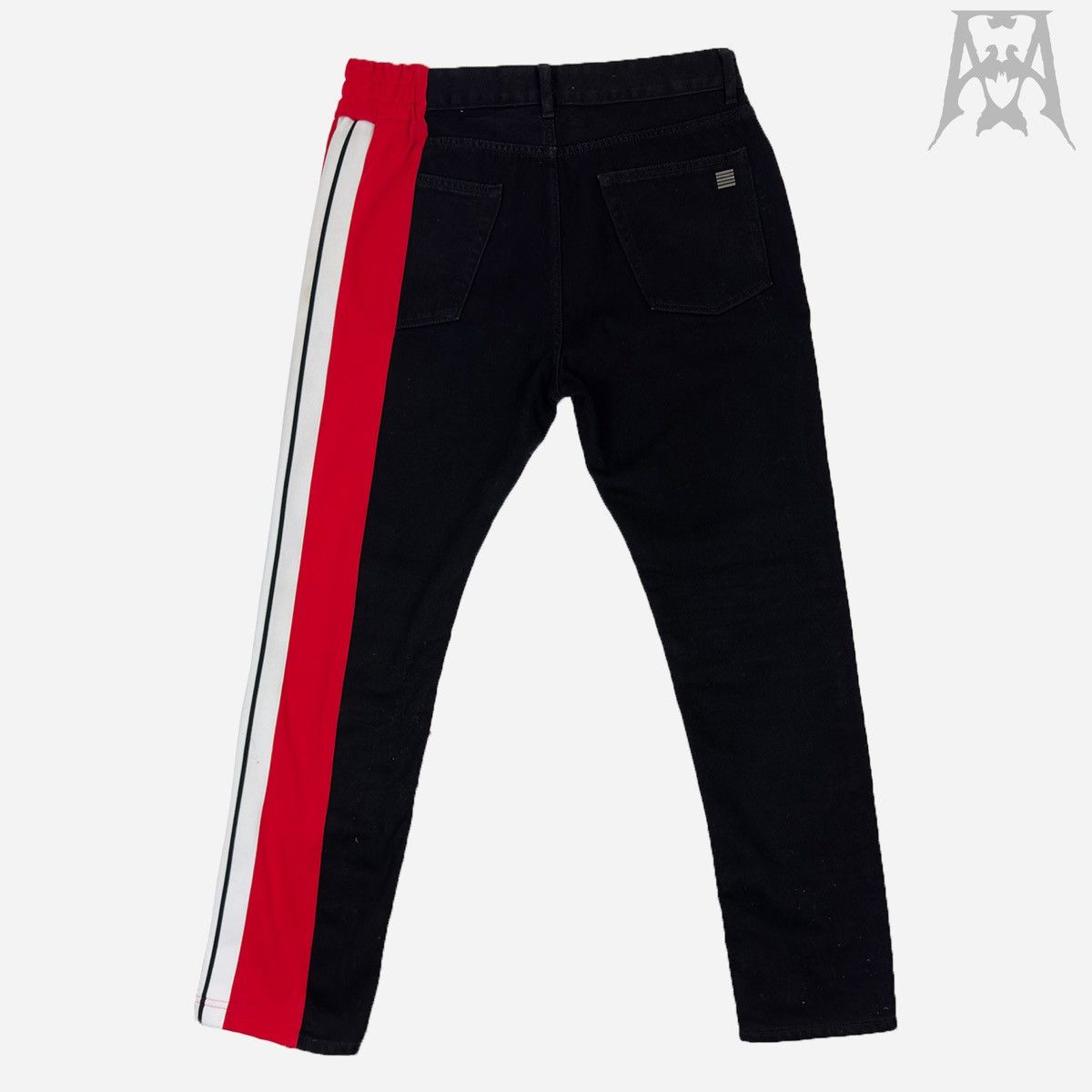 Palm Angels Palm Angels 3/4 Denim Track Pants Size US 32 / EU 48 - 2 Thumbnail
