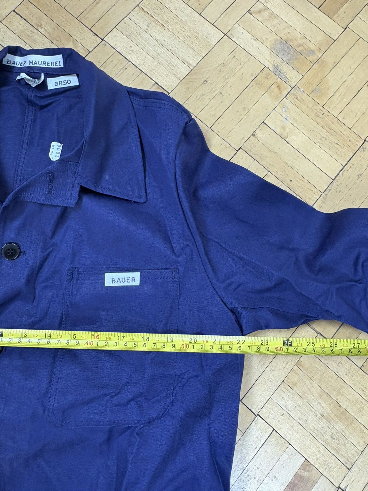 Vintage vintage German utility chore coat jacket Size US M / EU 48-50 / 2 - 7 Thumbnail