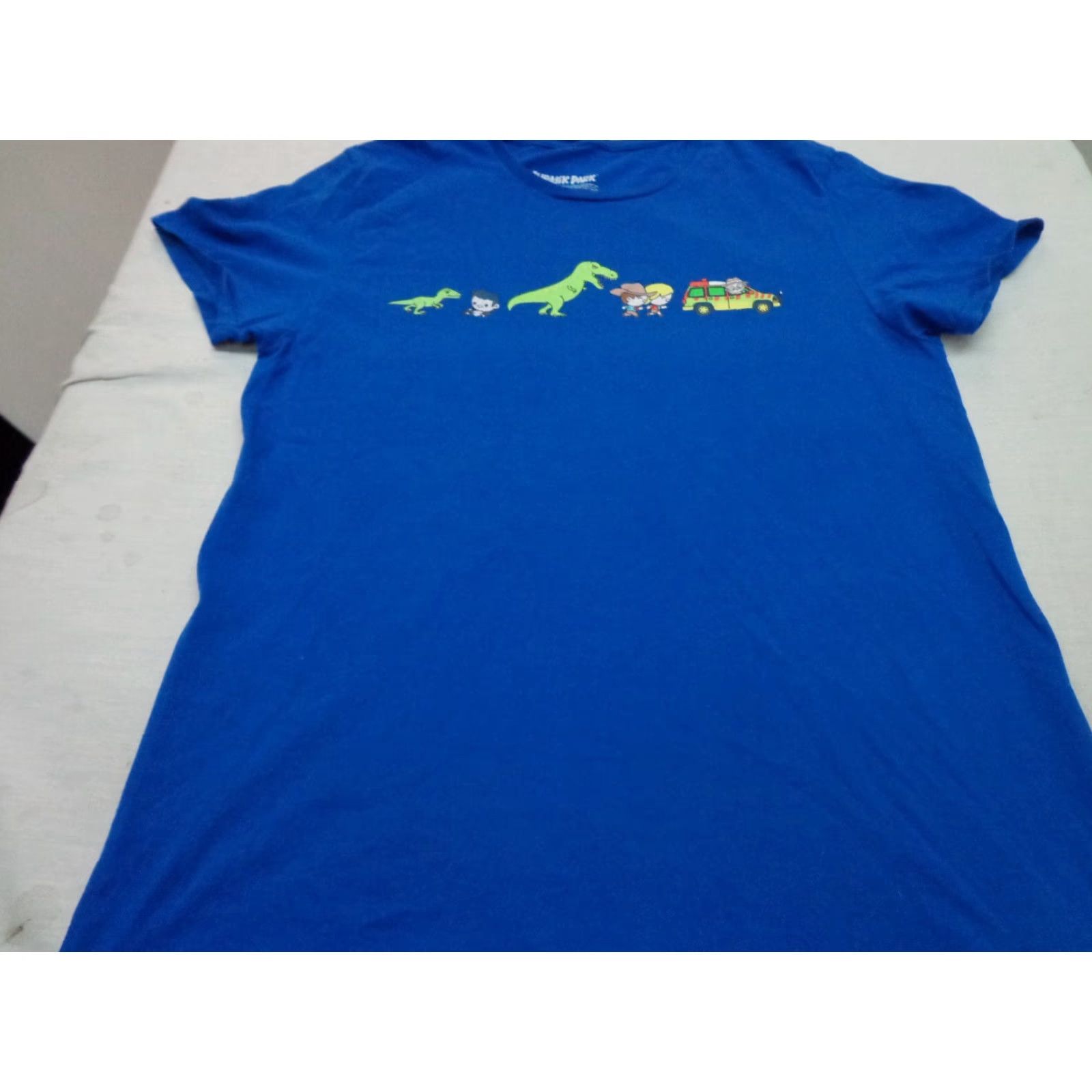 Vintage Jurassic Park T-Shirt Men XXL Blue Lootwear Exclusive Size L Regular Short Sleeve Graphic Shirt Size US L / EU 52-54 / 3 - 2 Thumbnail