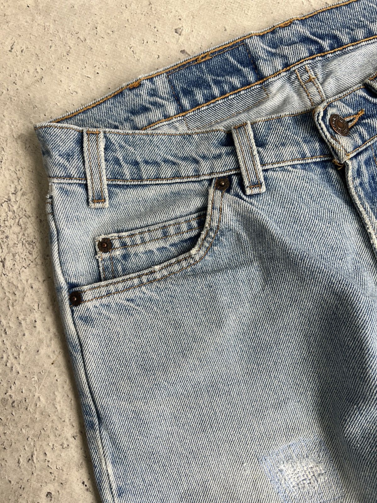 Levi's Levis vintage washed faded jeans 90s style Size US 32 / EU 48 - 4 Thumbnail