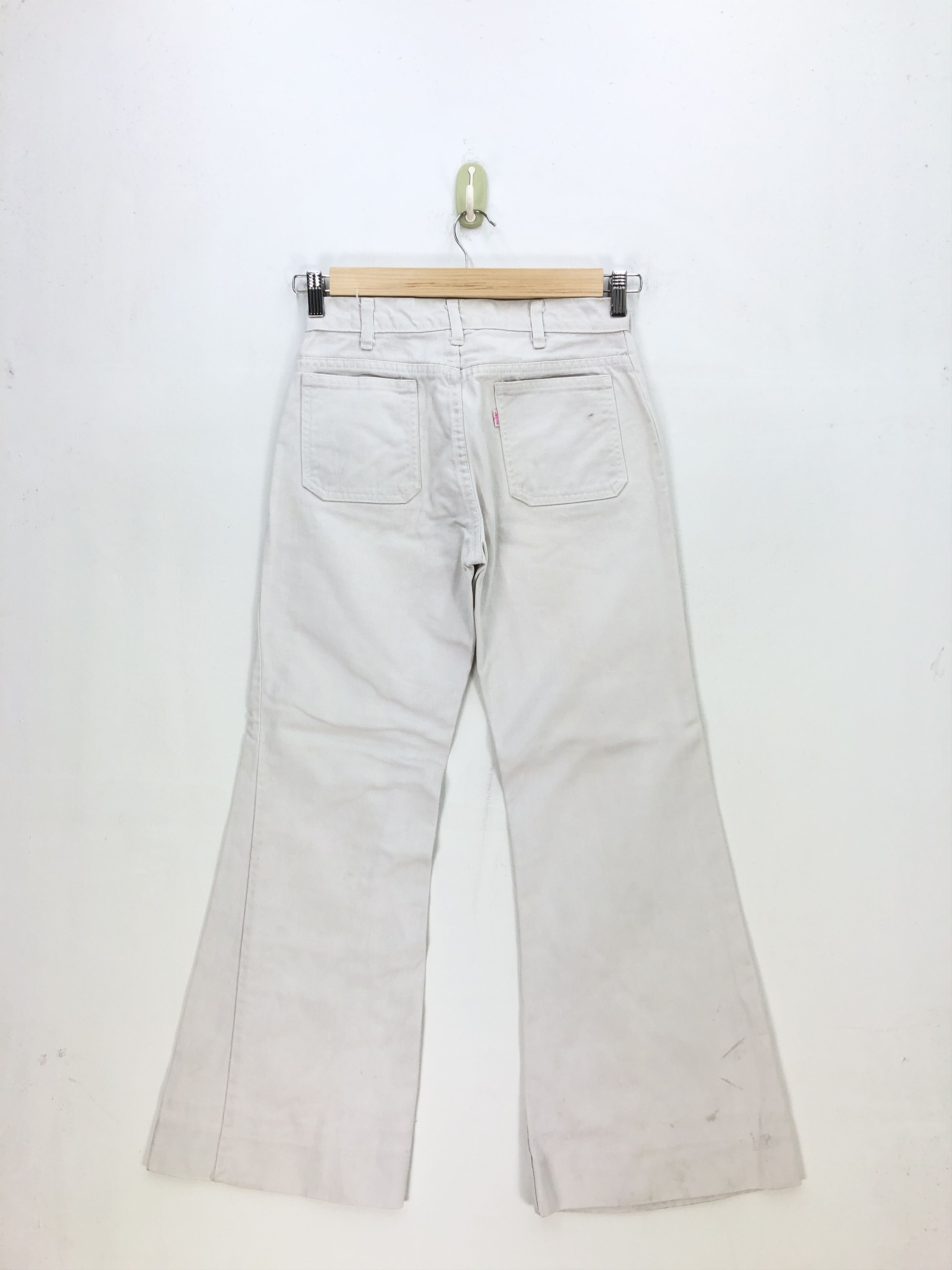 If Six Was Nine Vintage Levi's Bootcut Jeans Flare Levis Wide Leg Bush Pants Size 28" / US 6 / IT 42 - 2 Thumbnail