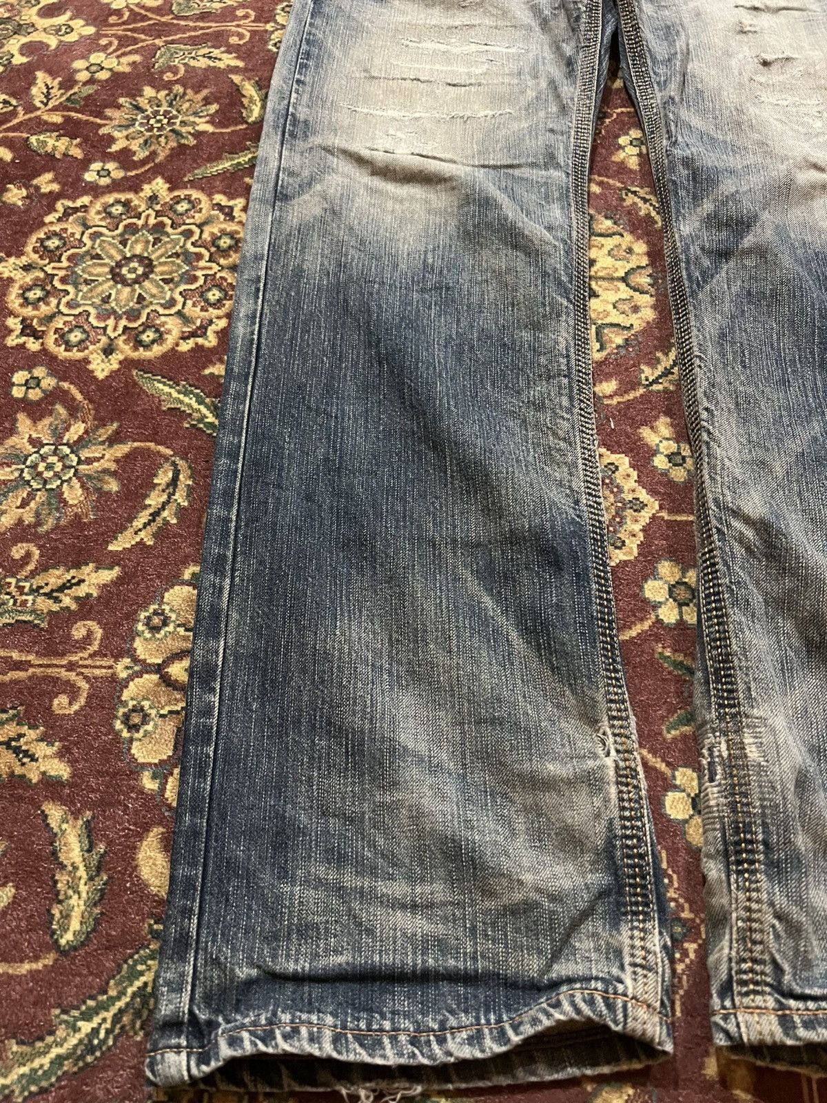 Edwin EDWIN EXCLUSIVE VINTAGE XV DISTRESSED BUSH PANTS JEANS Size US 36 / EU 52 - 3 Thumbnail