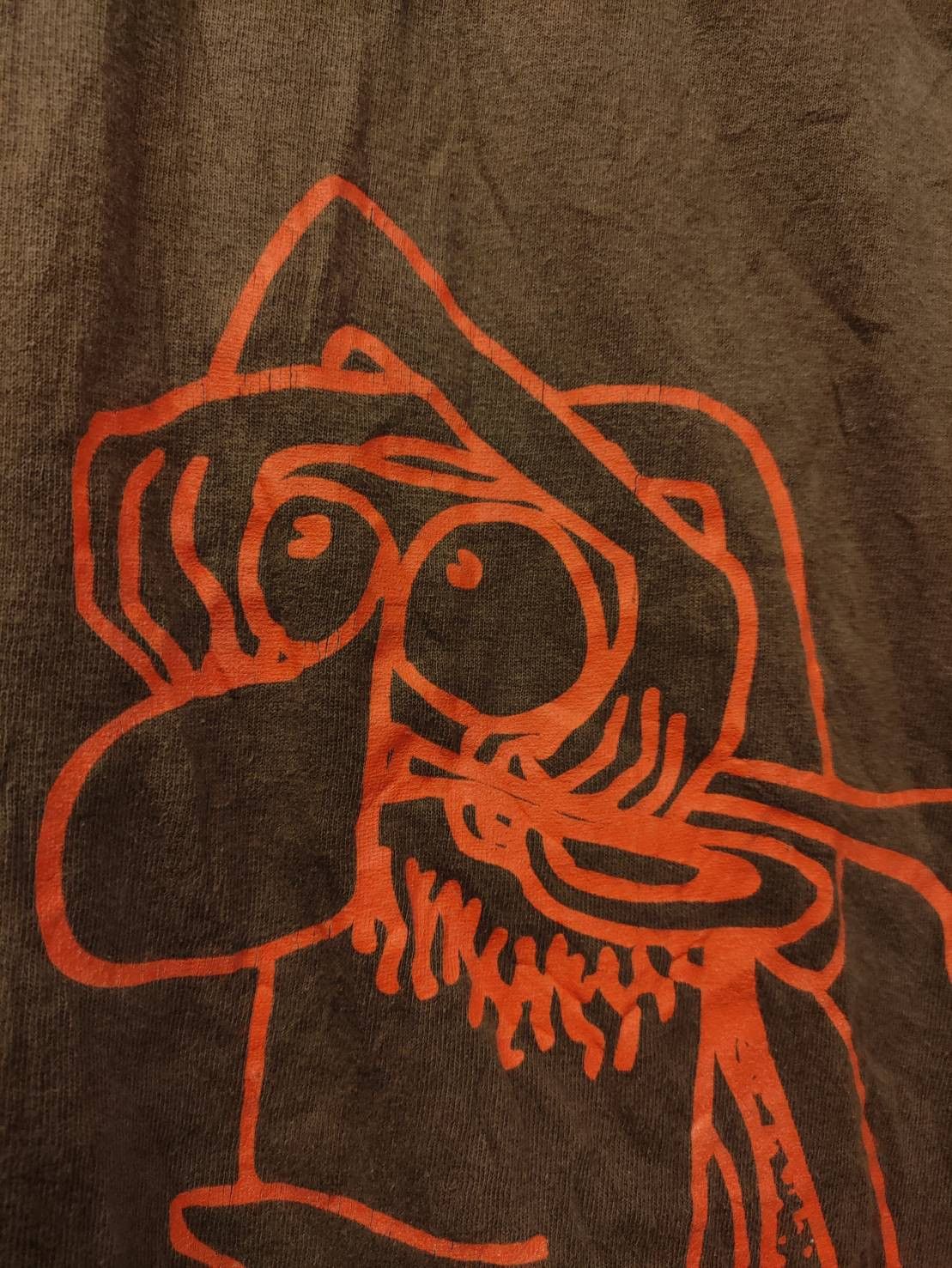 Band Tees Vtg 90's Gorilla Biscuits " Mustache Man " T-Shirt Size US XL / EU 56 / 4 - 3 Thumbnail