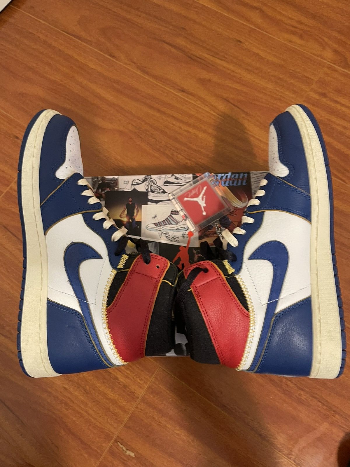 Nike × Union LA AJ1 High Union Storm Blue Size US 9 / EU 42 - 2 Thumbnail