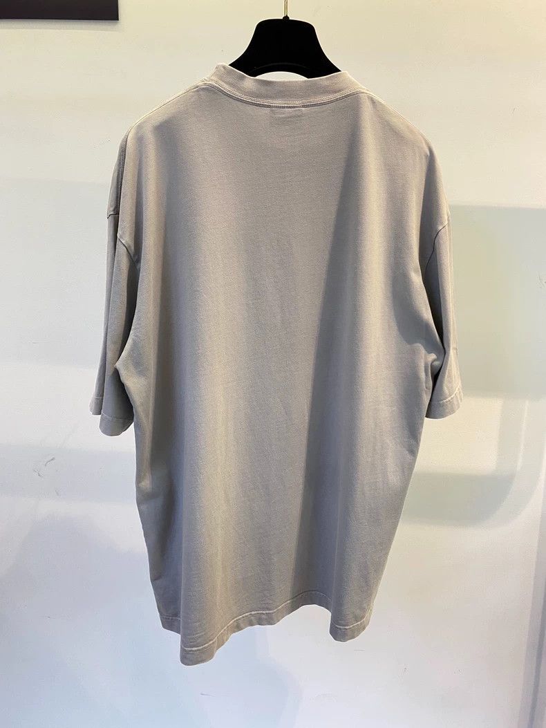 Balenciaga Balenciaga Grey double b embroidered logo short sleeves Size US S / EU 44-46 / 1 - 2 Thumbnail