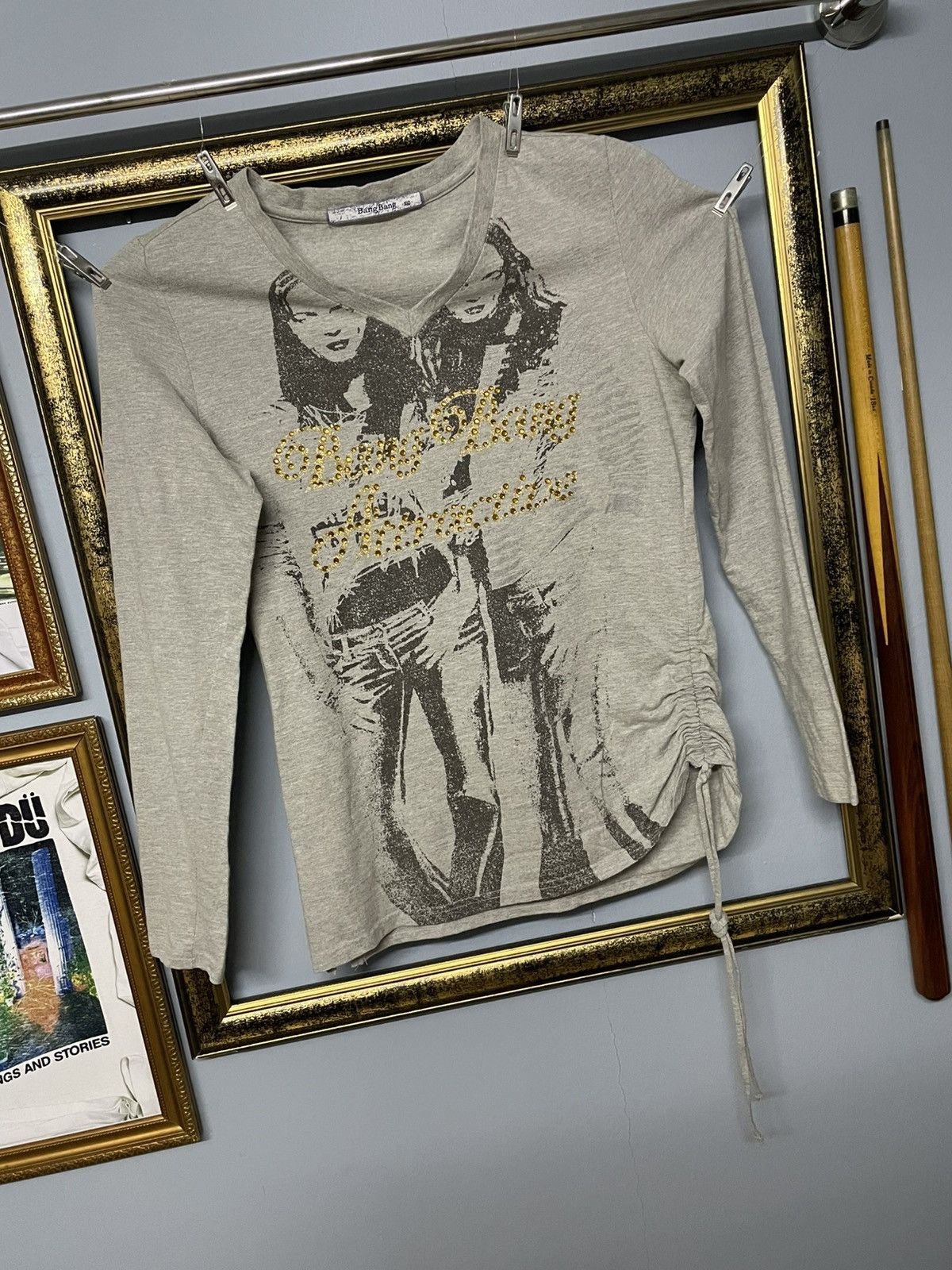 Hysteric Glamour Vintage 1990s Japan Designer Bang Bang Hysteric Girl Tshirt Size US S / EU 44-46 / 1 - 2 Thumbnail