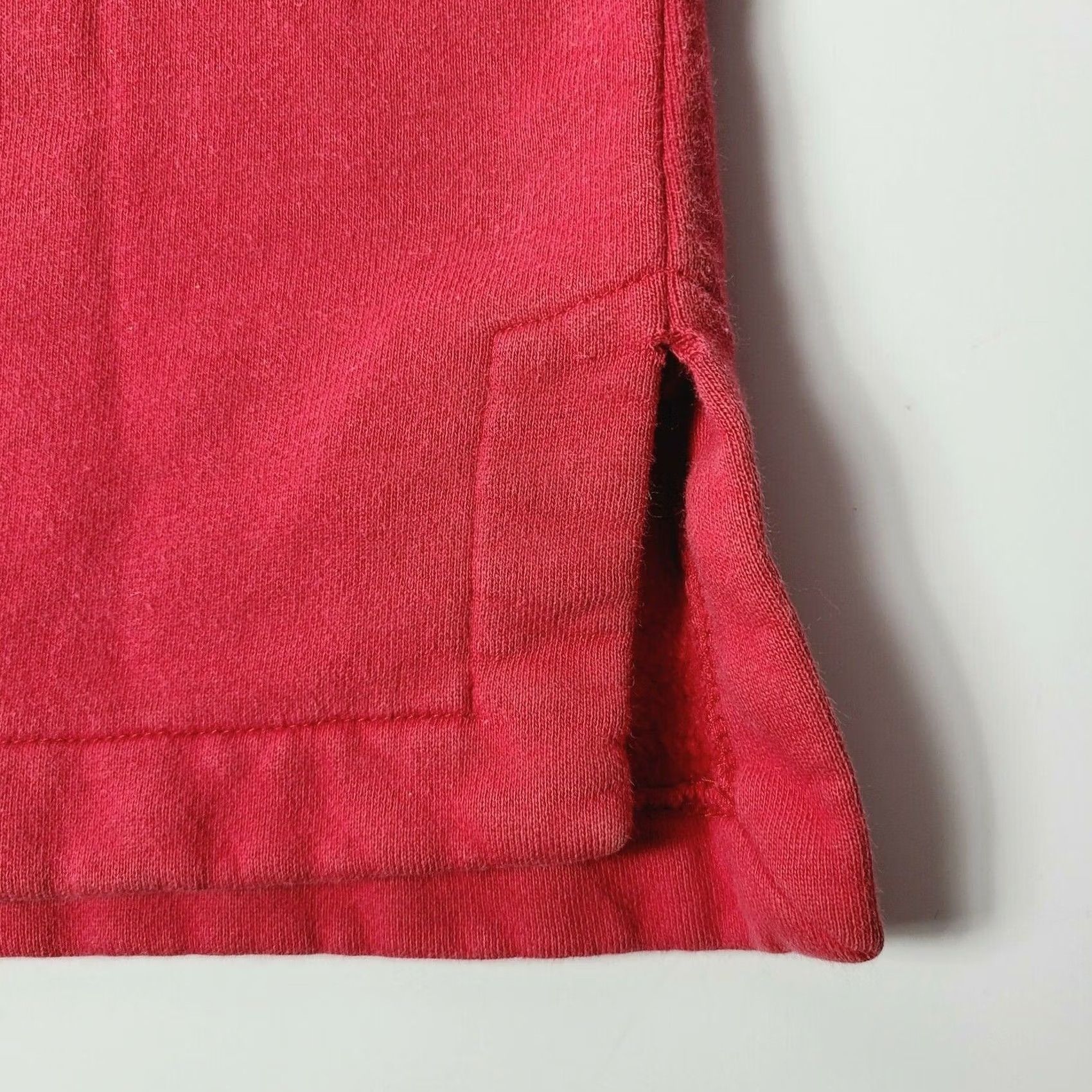 Polo Ralph Lauren VINTAGE Polo Jeans Co Red Sweatshirt Mens M/L 1/4 Zip Pullover Sweatshirt Big Logo 90s Size US M / EU 48-50 / 2 - 5 Thumbnail