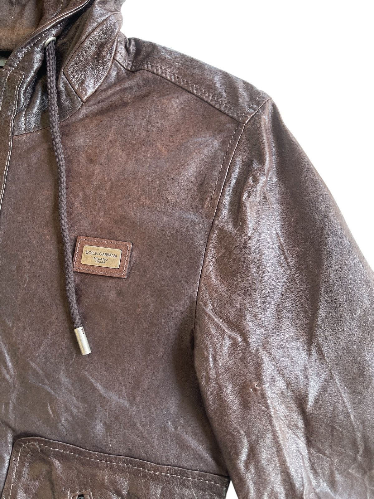 Dolce & Gabbana Dolce & Gabbana Lambskin Hooded Size US S / EU 44-46 / 1 - 9 Thumbnail