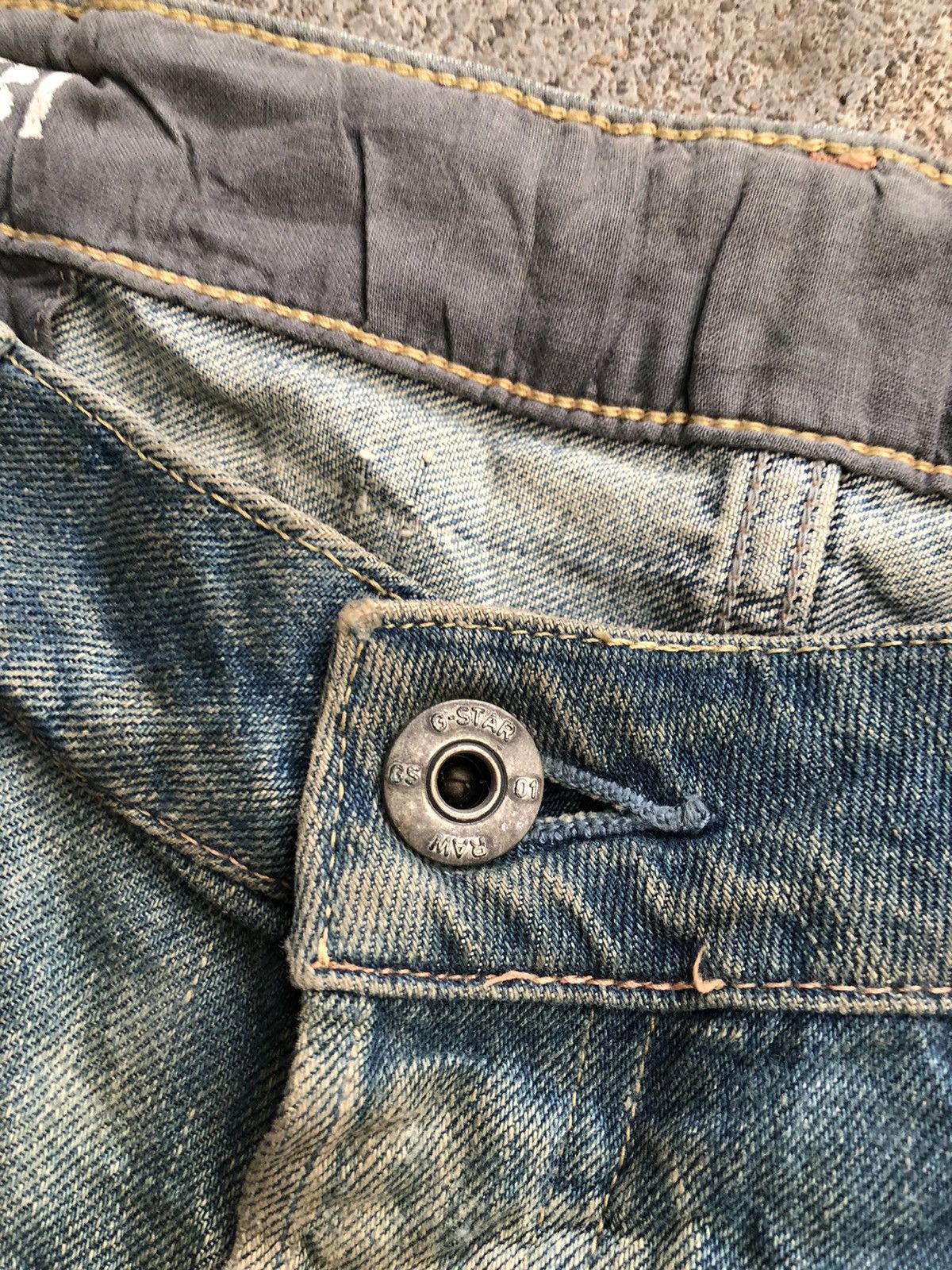 G-Star × Japanese Brand DISTRESSED G STAR RAW DENIM PANTS Size US 37 - 5 Thumbnail