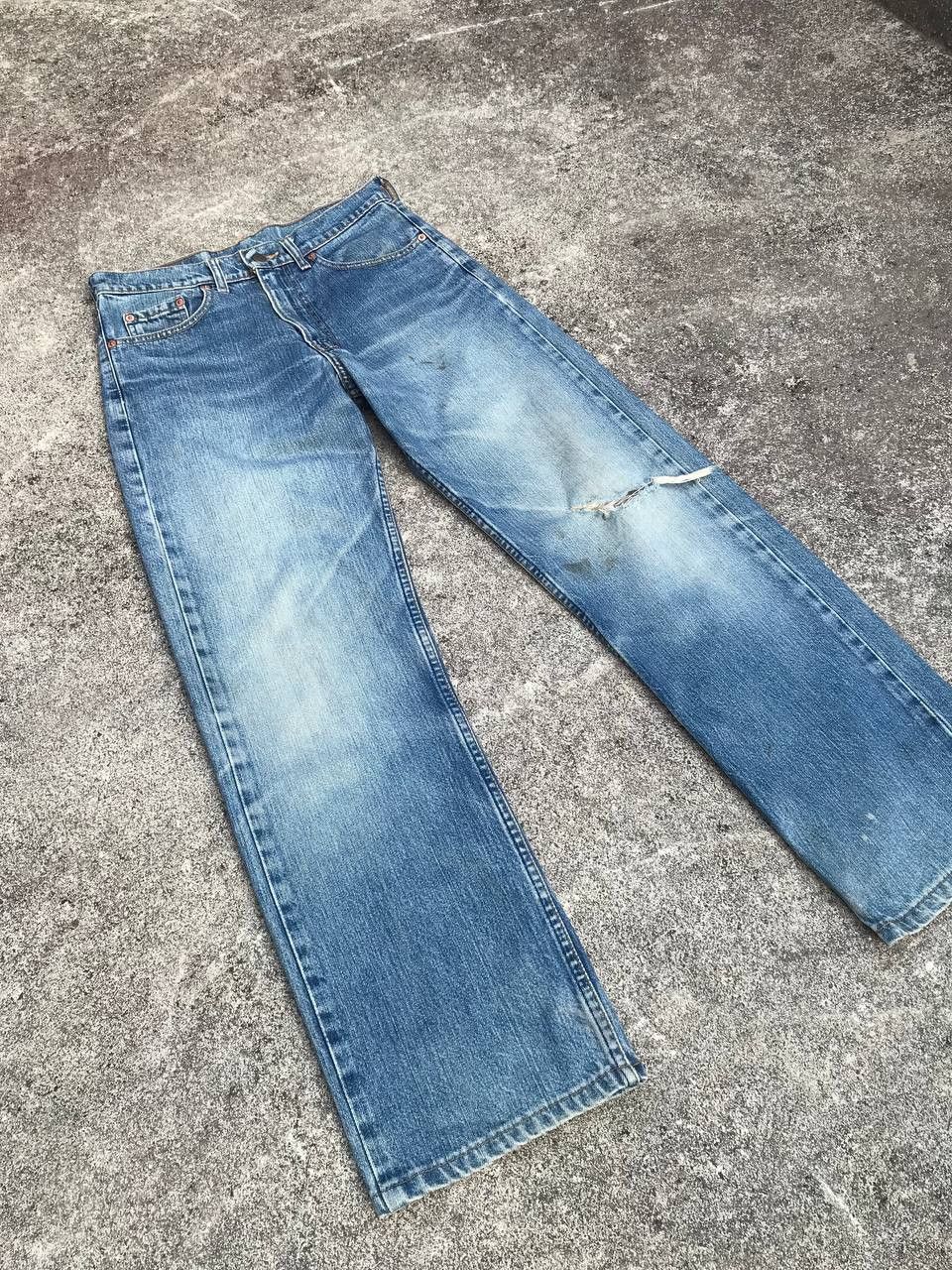 Levi's × Vintage VINTAGE LEVIS 512 LIGHTWASH DISTRESSED DIRTY W28X29 Size US 28 / EU 44 - 8 Thumbnail