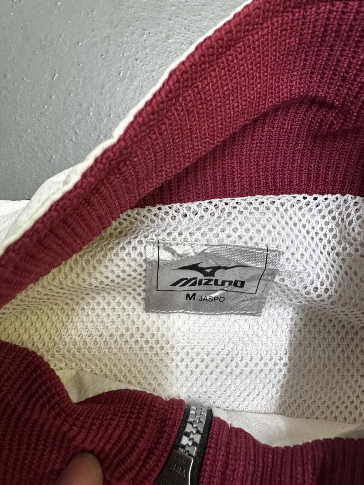 Mizuno Mizuno White and Maroon Sports Jacket Size US M / EU 48-50 / 2 - 5 Thumbnail