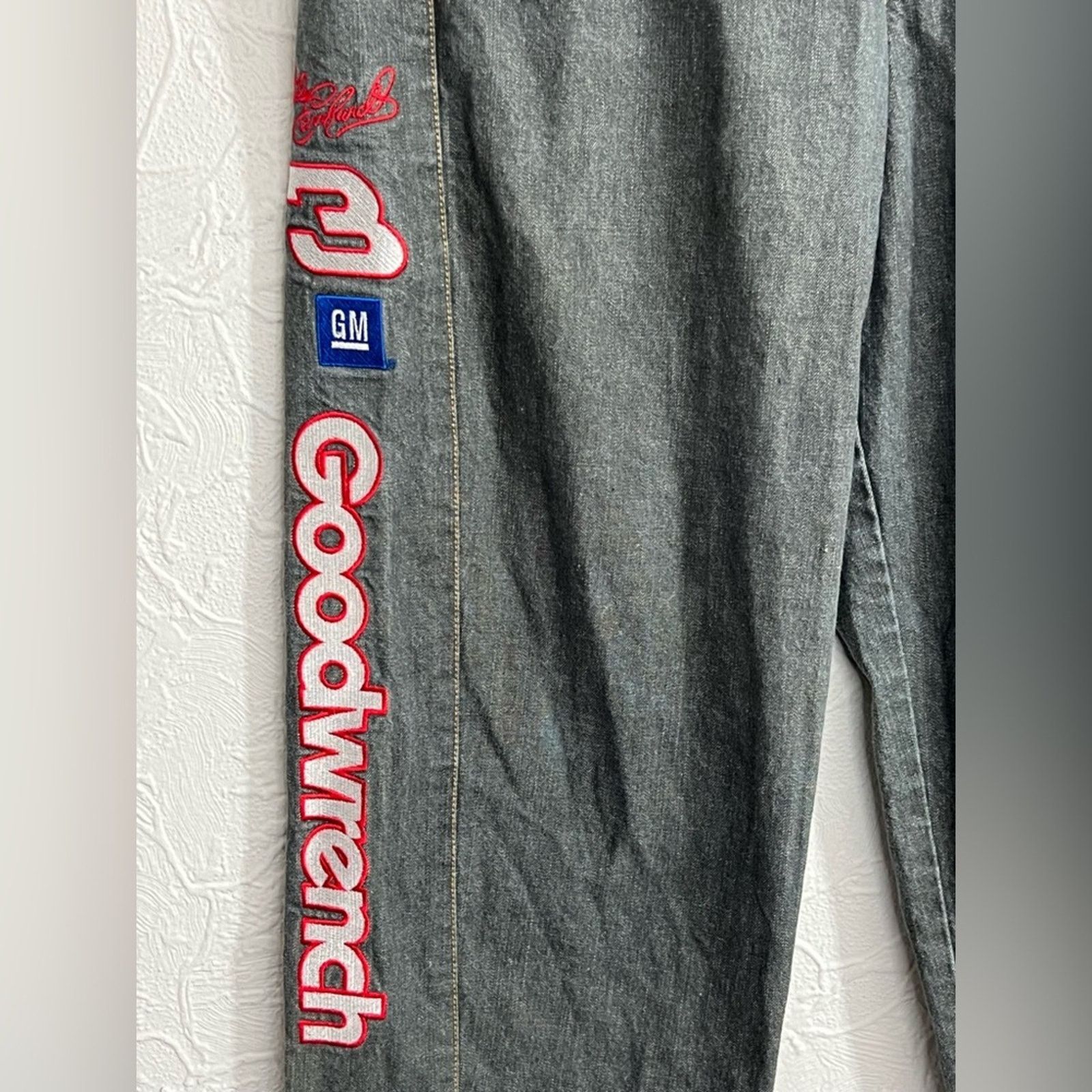 JH Design JH Racing Y2M Denim Jeans Size 34x33 Wide Leg Earnhardt RARE Size US 34 / EU 50 - 4 Thumbnail