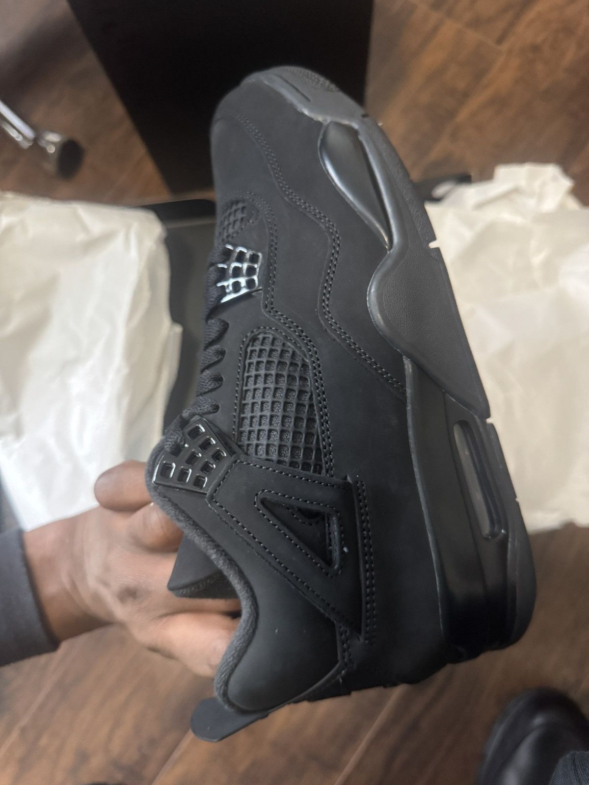 Nike 2025 Black Cat Jordan 4 Size US 9.5 / EU 42-43 - 8 Thumbnail