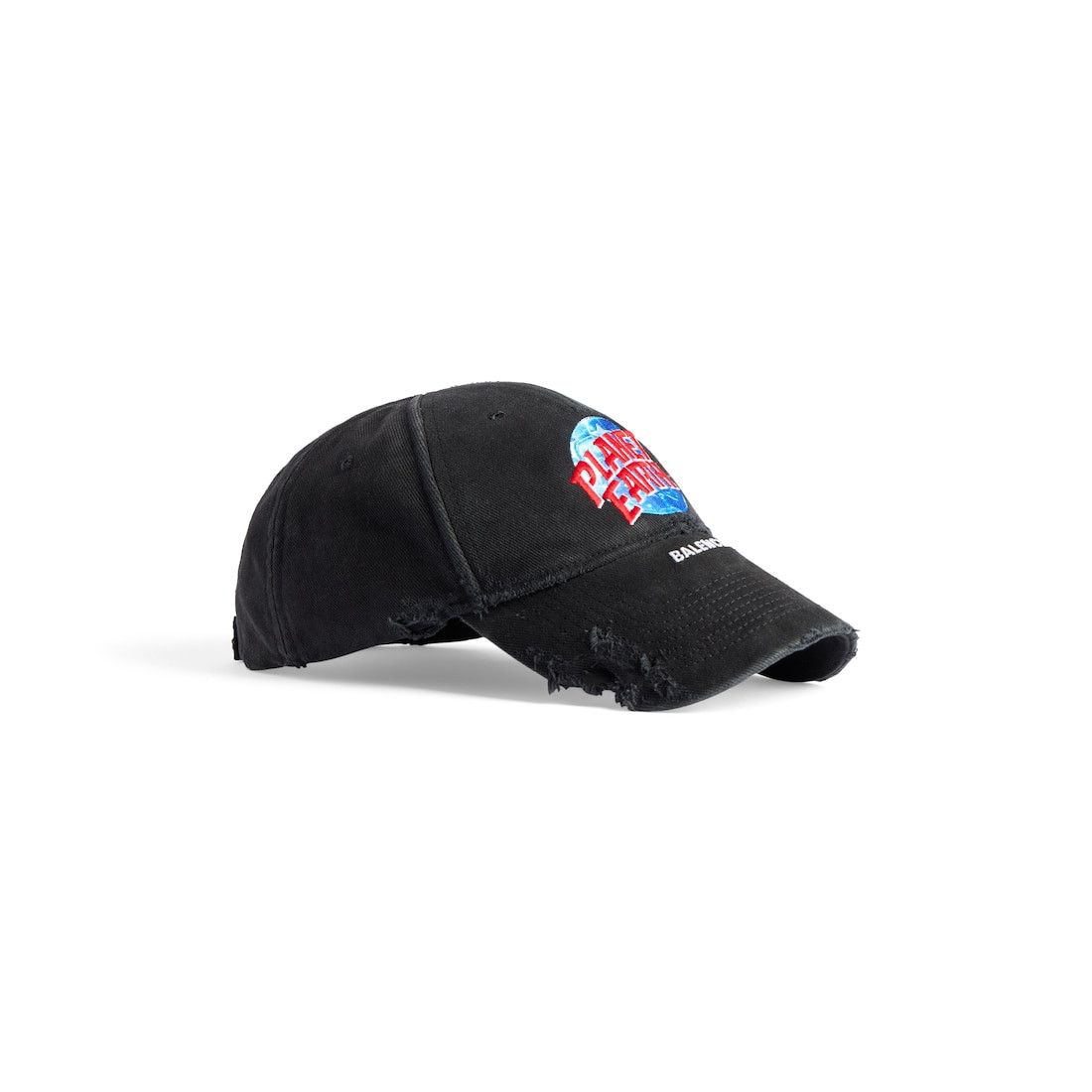 Balenciaga o1w1db10326 Size: S / Planet Earth Hat / Cap in Black Size ONE SIZE - 2 Thumbnail