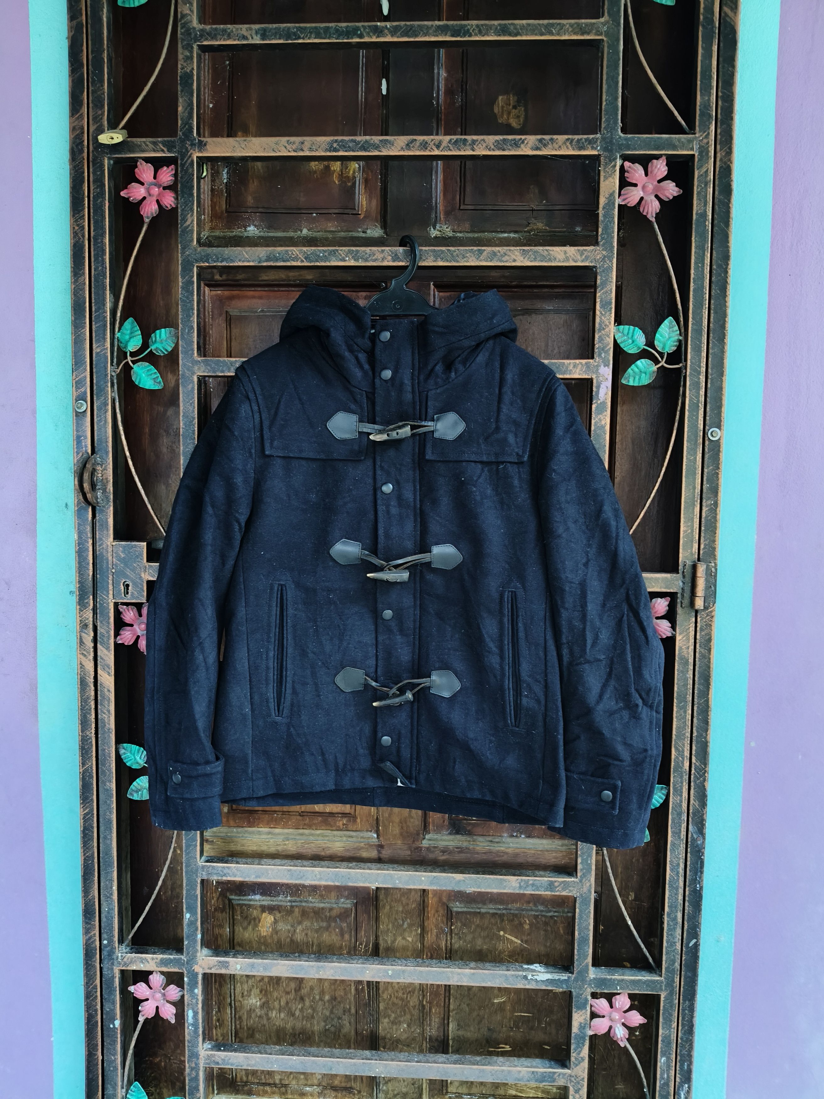 Japanese Brand Union Station Duffle Wool Jacket Size US S / EU 44-46 / 1 - 1 Thumbnail