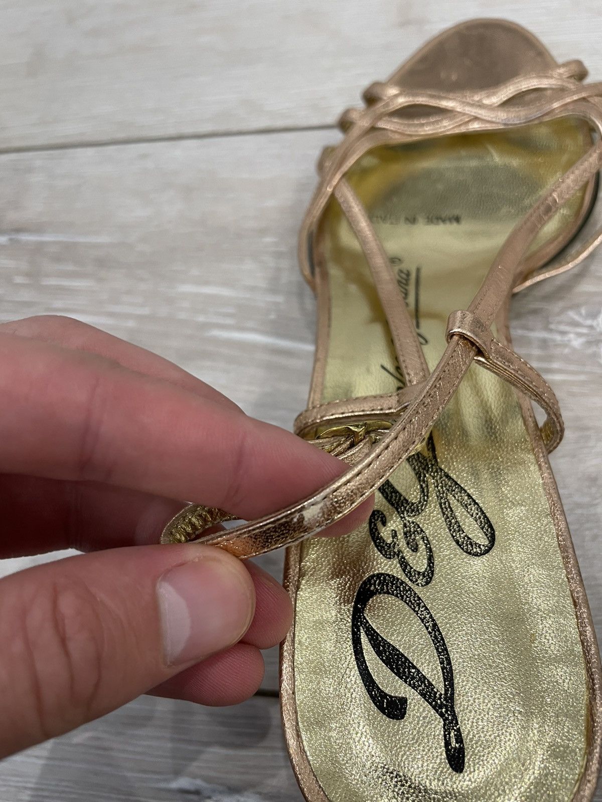Dolce & Gabbana Dolce&Gabbana gold heels size 39 1/2 Size US 9.5 / IT 39.5 - 8 Thumbnail