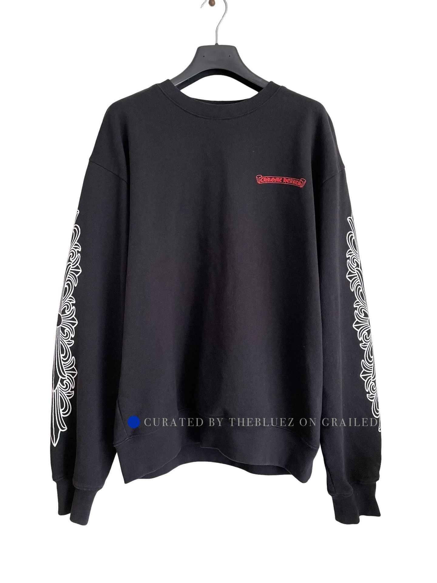 Chrome Hearts Black Long Sleeve Graphic Sweatshirt Size US L / EU 52-54 / 3 - 1 Thumbnail