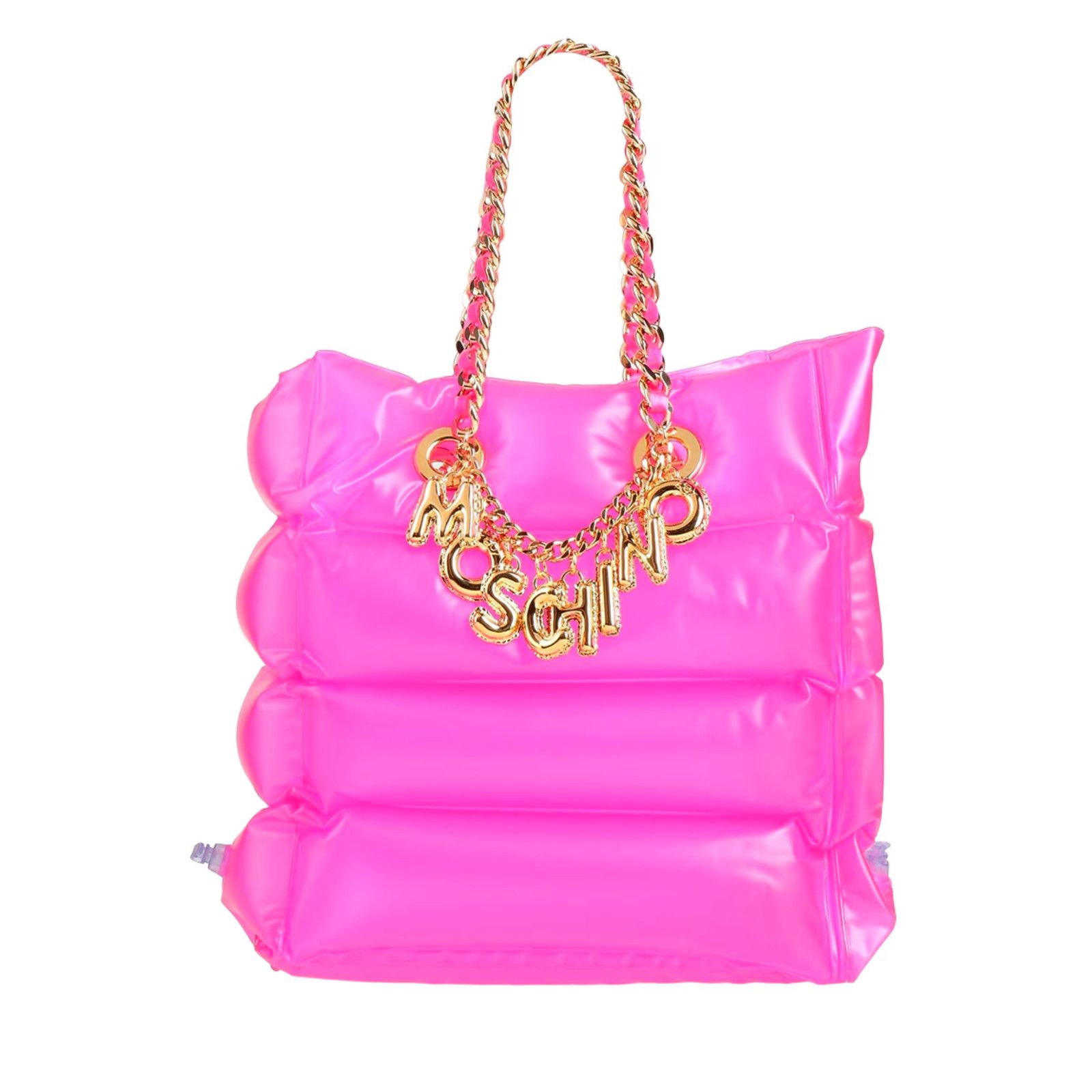 Moschino SS23 Moschino Couture Fuchsia Inflatable Pool PVC Tote Bag Size ONE SIZE - 1 Thumbnail