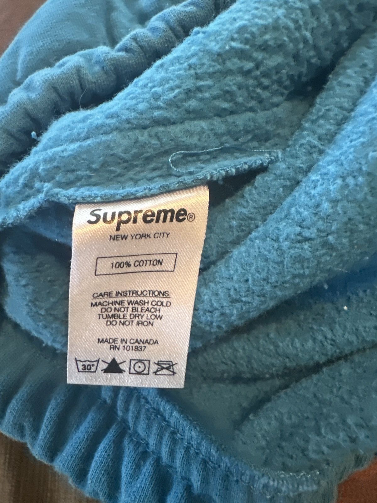 Supreme Supreme Leg Embroidery Sweatshort Dark Aqua Size US 38 / EU 54 - 6 Thumbnail