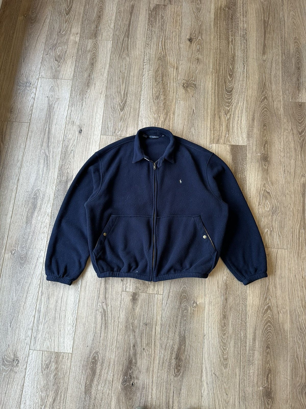 Polo Ralph Lauren 90S Polo Ralph Lauren PRL Fleece Basic Sherpa Light Jacket Size US XL / EU 56 / 4 - 1 Thumbnail