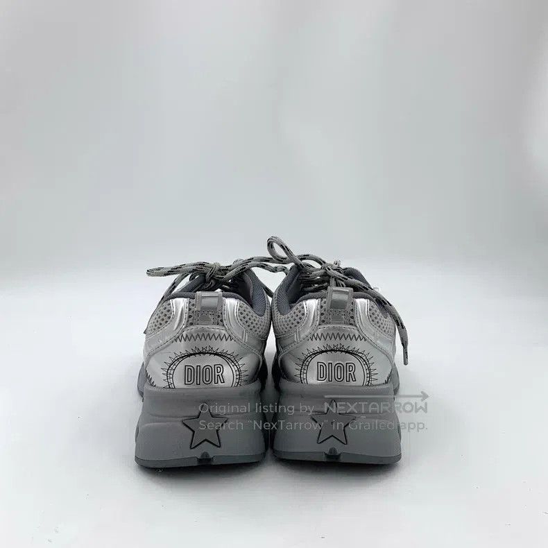 Dior Dior Silver CD logo lasing casual flat sneakers Size US 8 / IT 38 - 4 Thumbnail