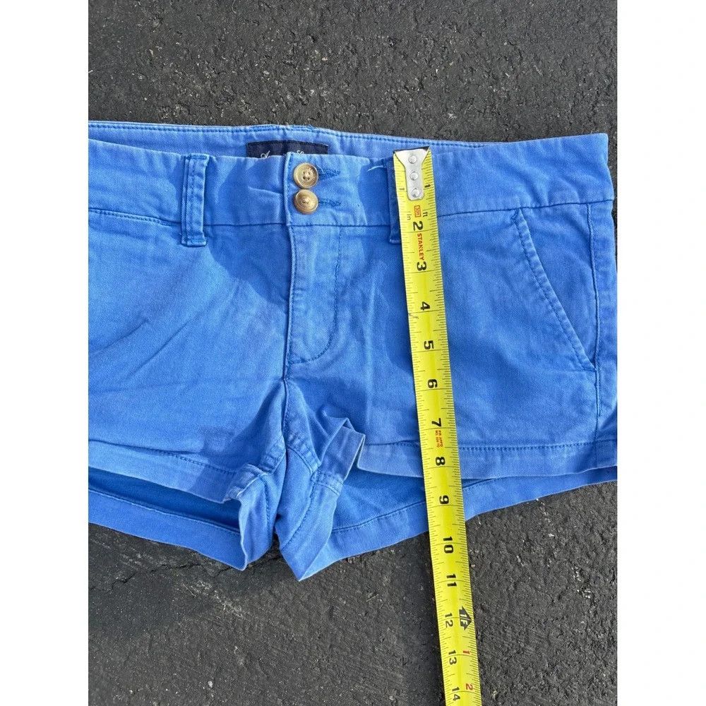 American Eagle Outfitters American Eagle Chino Shorts Womens 4 Low Rise Stretch Cuffed Size 27" / US 4 / IT 40 - 3 Thumbnail