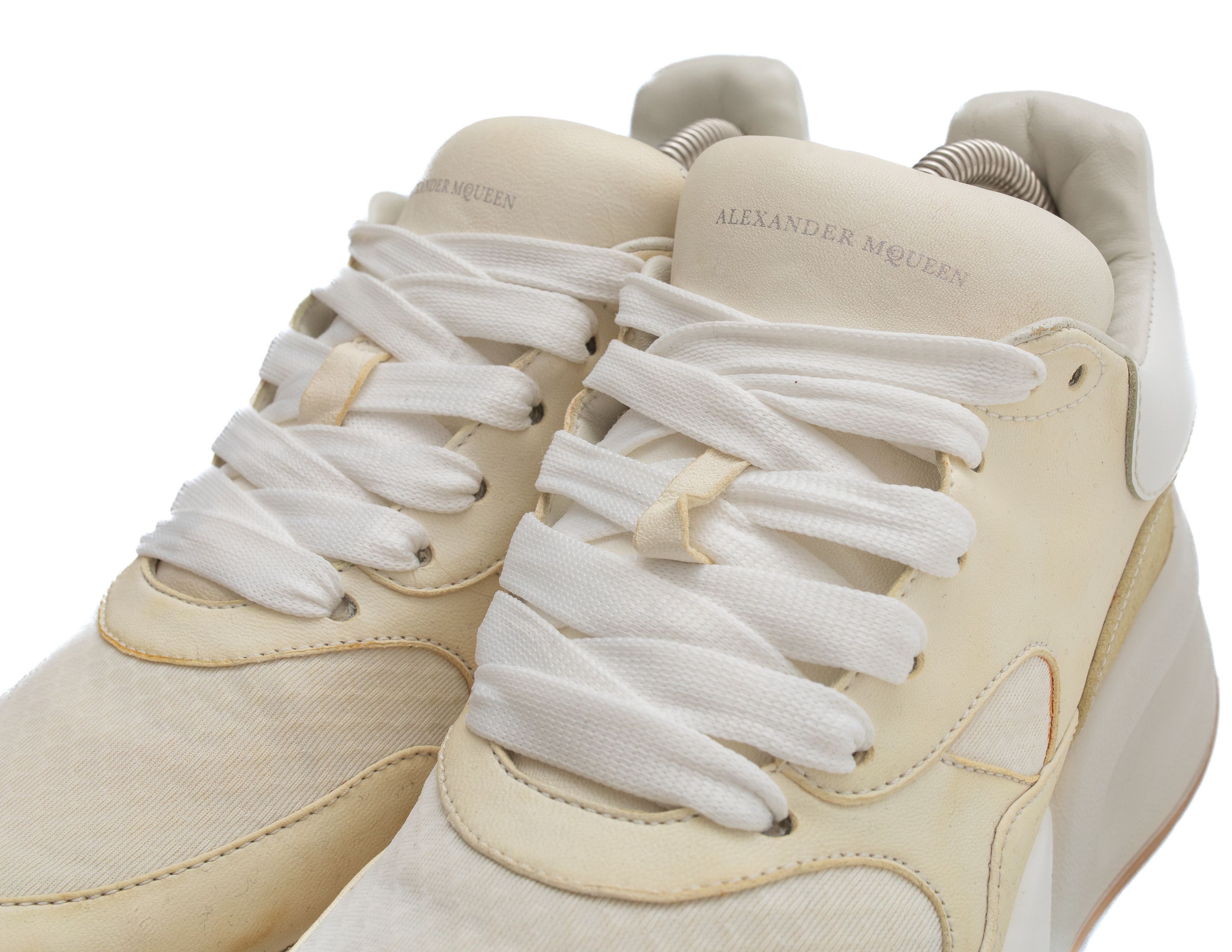 Alexander McQueen ALEXANDER McQEEN Joey Leather Sneakers Size US 8.5 / IT 38.5 - 5 Thumbnail