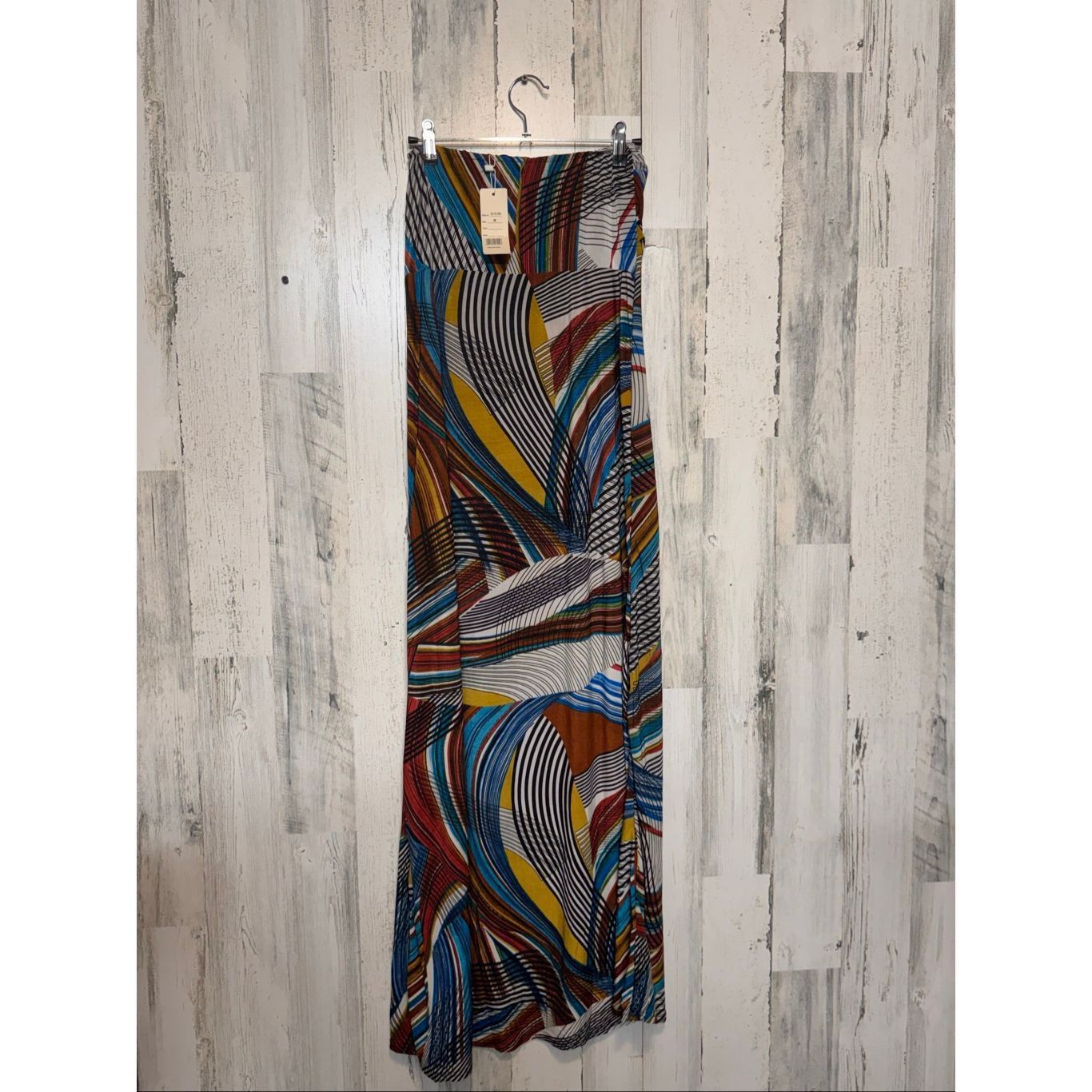 Other Julia Colorful Abstract Strapless Maxi Dress – Size M Size M / US 6-8 / IT 42-44 - 4 Thumbnail