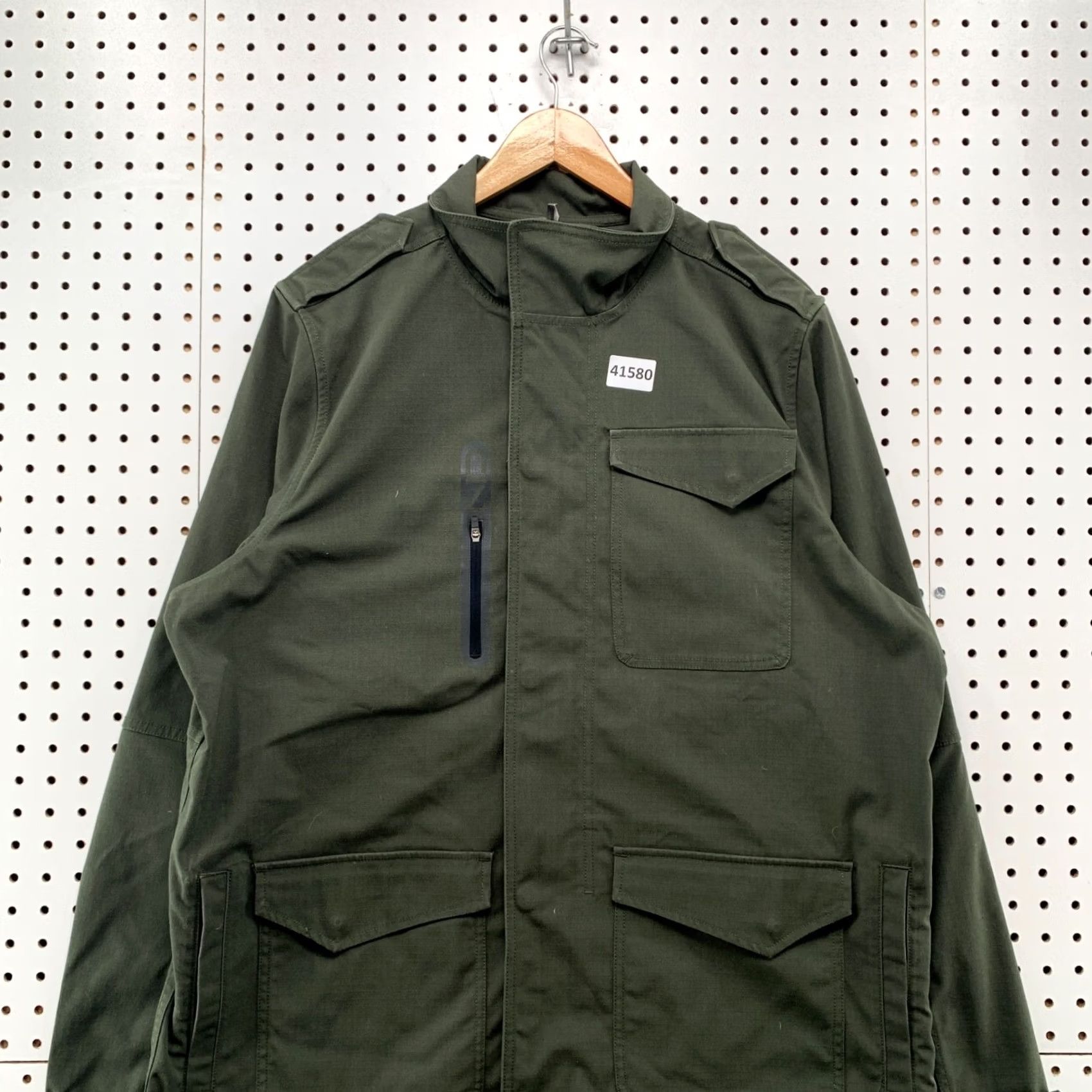 Under Armour Under Armour Jacket Men 2XL Green Canvas Zip Pockets Outdoor Army Military Size US XXL / EU 58 / 5 - 4 Thumbnail