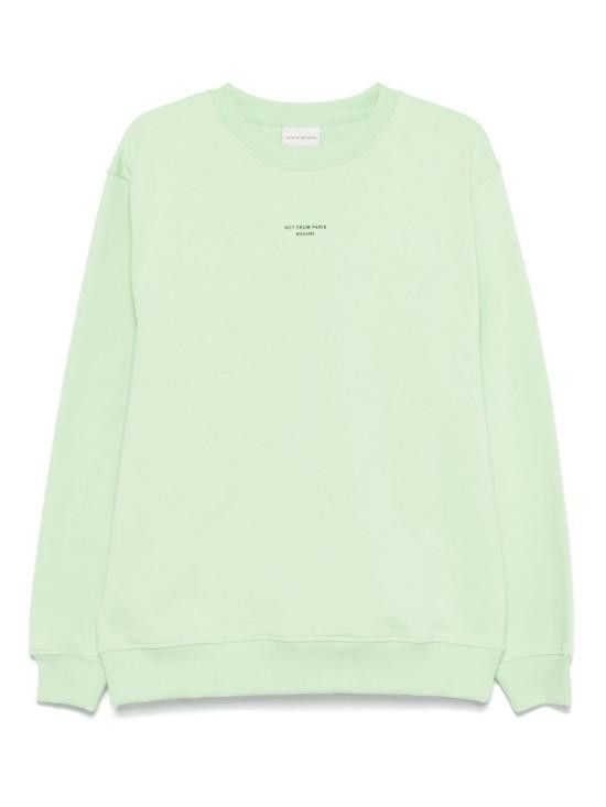 Tシャツ・カットソー DROLE DE MONSIEUR Men Hoodies GSW148 CO127LIGHTGREEN Green Drole De Monsieur DROLE DE MONSIEUR Men Hoodies GSW148
