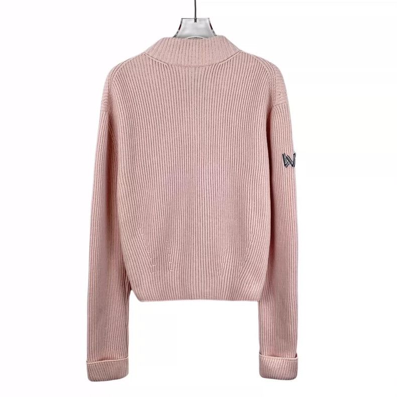 Louis Vuitton Louis Vuitton Pink five-pointed star embroidered cashmere Size S / US 4 / IT 40 - 2 Thumbnail