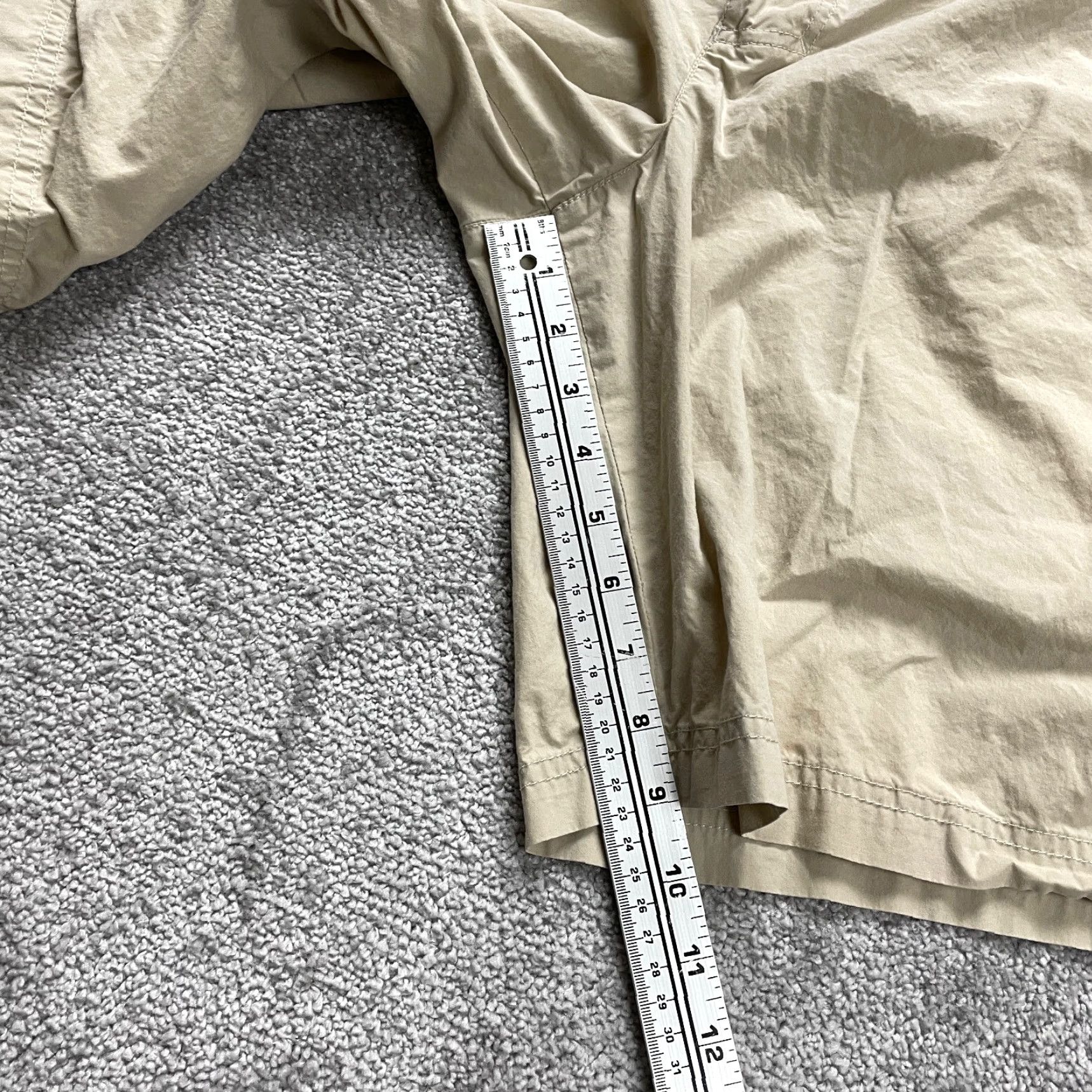 Vintage Columbia Shorts Men 38 Beige Chino Cotton Casual Outdoor 10in Inseam Pockets Mens Size US 38 / EU 54 - 3 Thumbnail