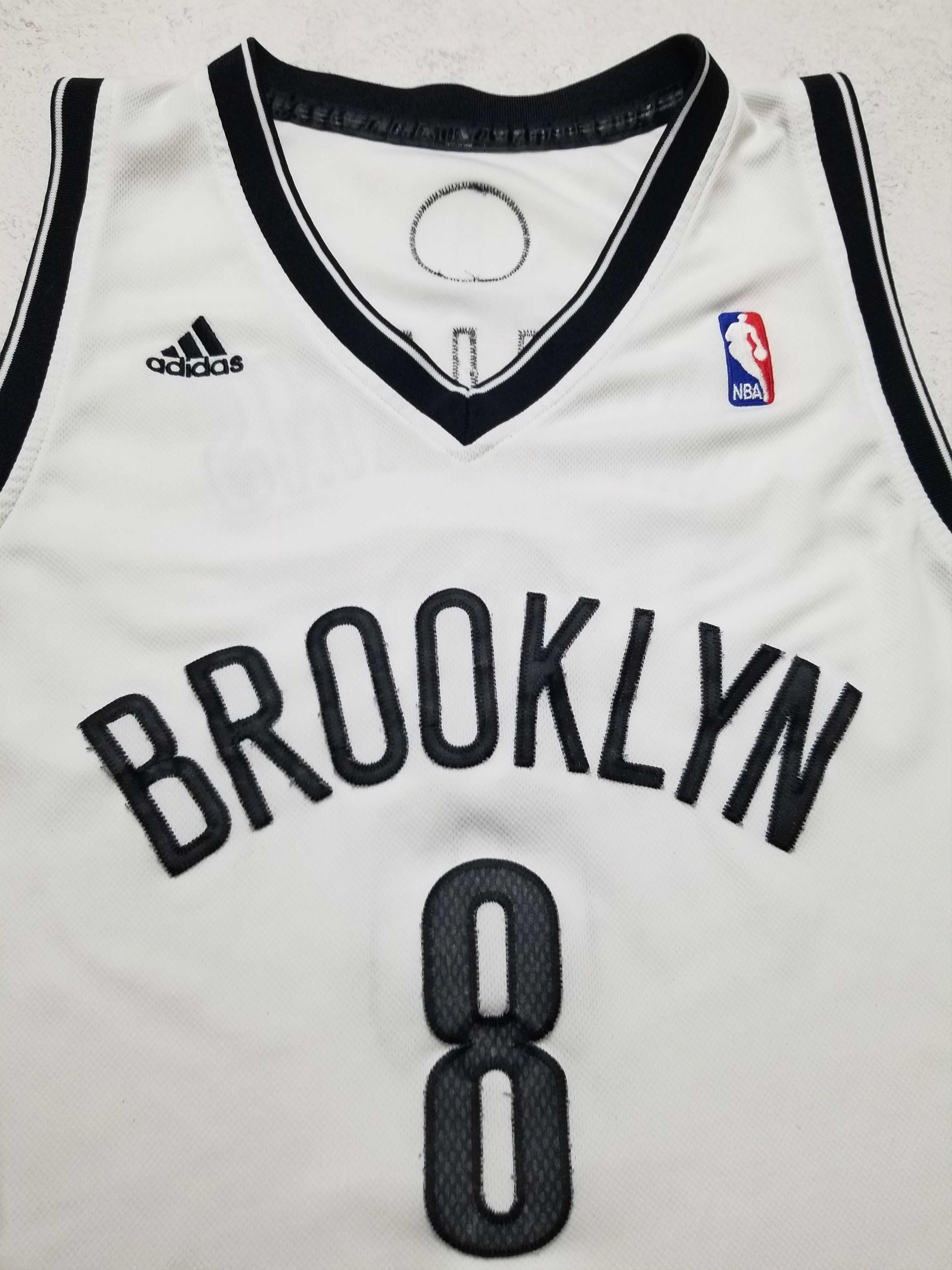 Adidas Brooklyn Nets Deron Williams #8 Basketball Stitched Jersey Size US S / EU 44-46 / 1 - 7 Thumbnail