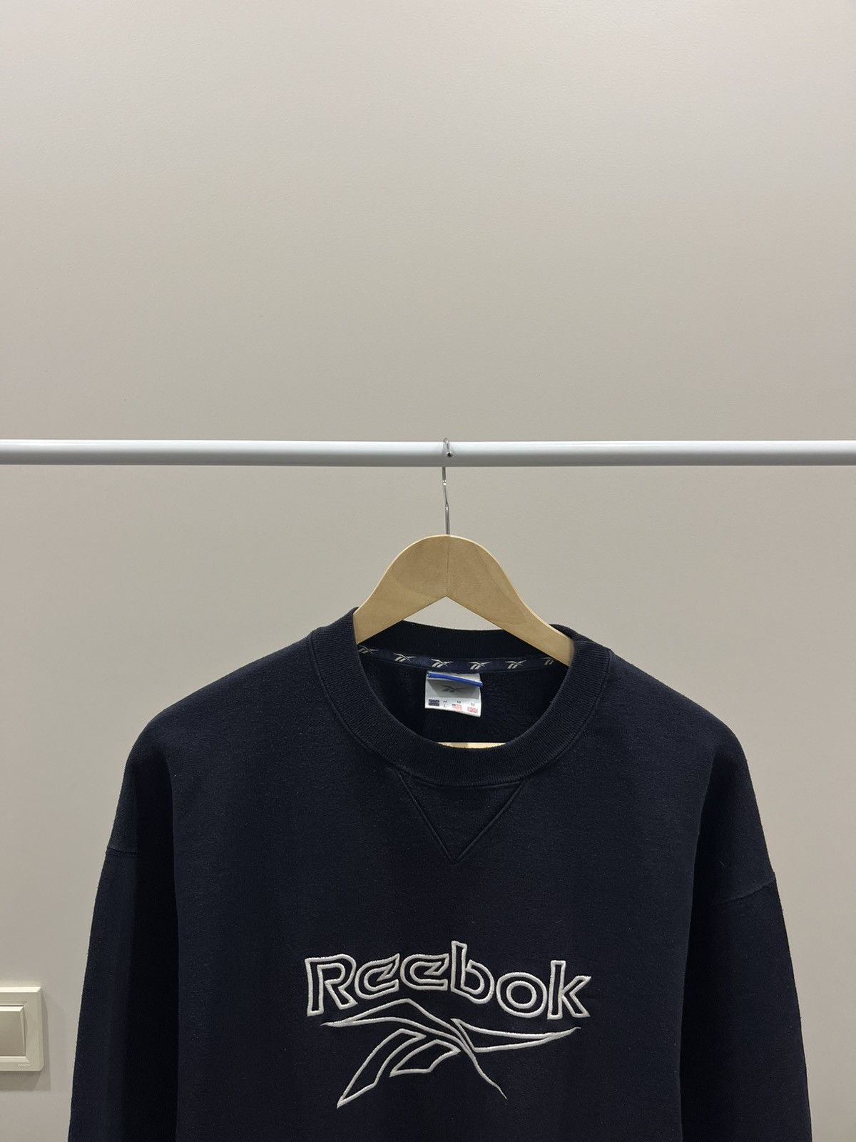 Reebok Reebok Vintage Sweatshirt Big Logo Y2K Size US M / EU 48-50 / 2 - 2 Thumbnail