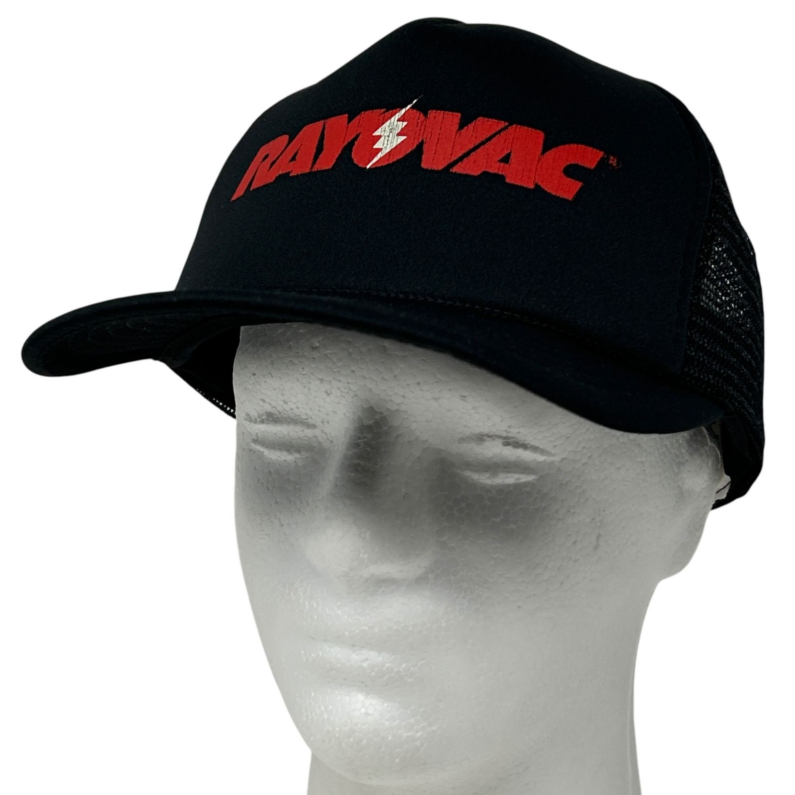 Vintage Vintage 90s Rayovac Batteries Trucker Hat Baseball Cap Black Size ONE SIZE - 10 Thumbnail