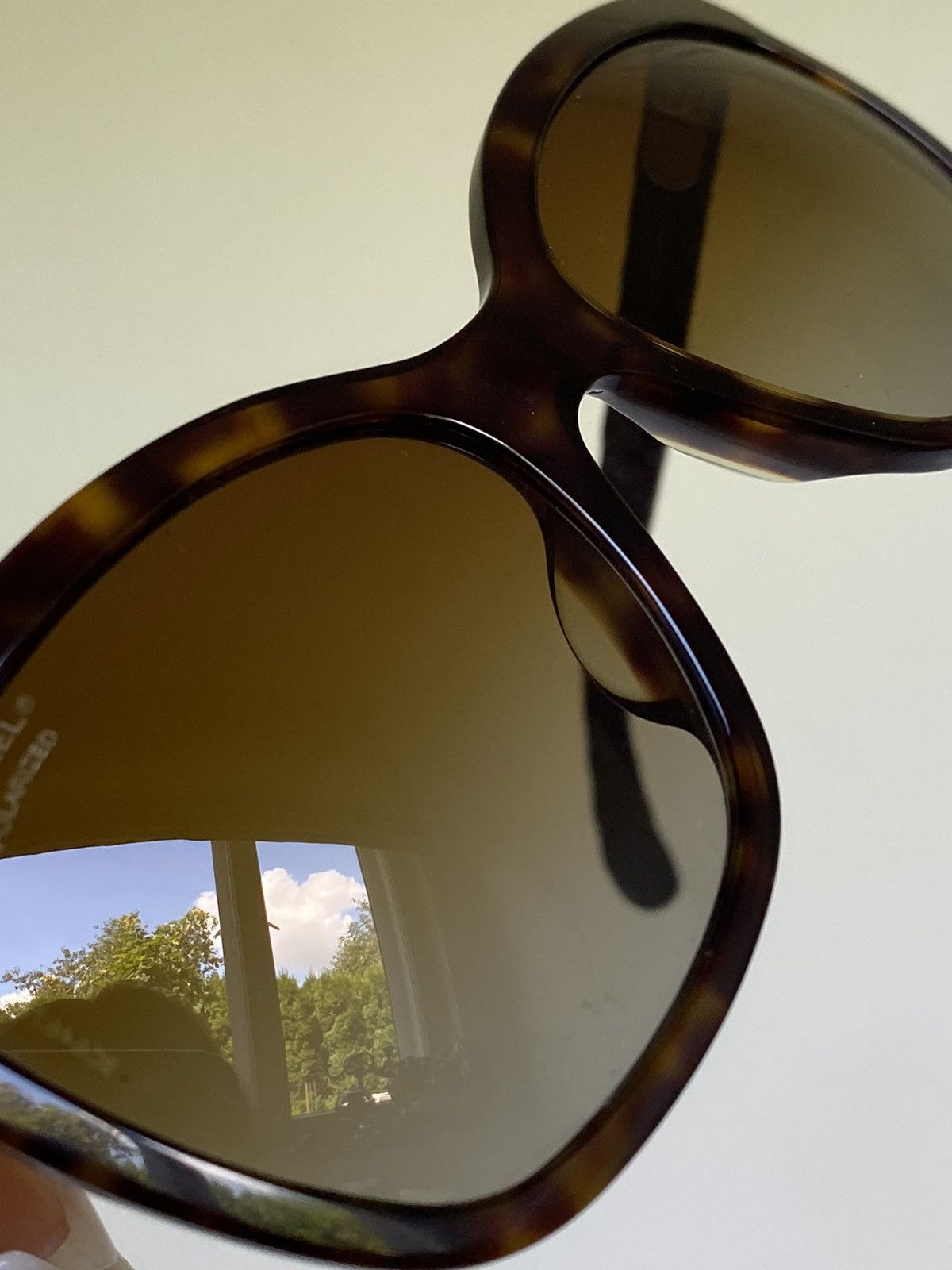 Chanel NEW! Chanel CC 5288 Quilted sunglasses in Brown Size ONE SIZE - 10 Thumbnail