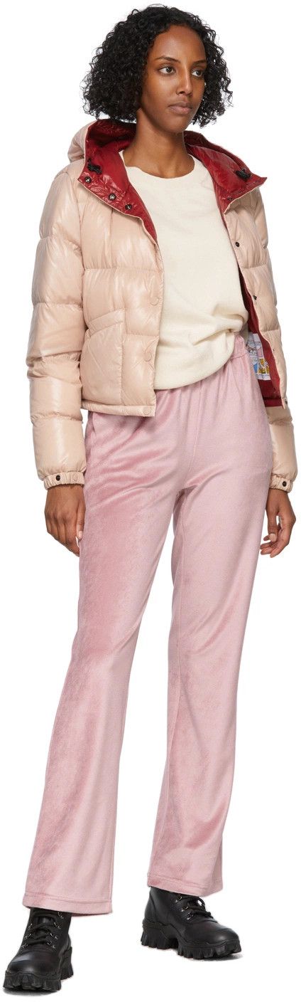 Moncler o1y1125 Jogger in Antique Rose Size 28" / US 6 / IT 42 - 4 Thumbnail
